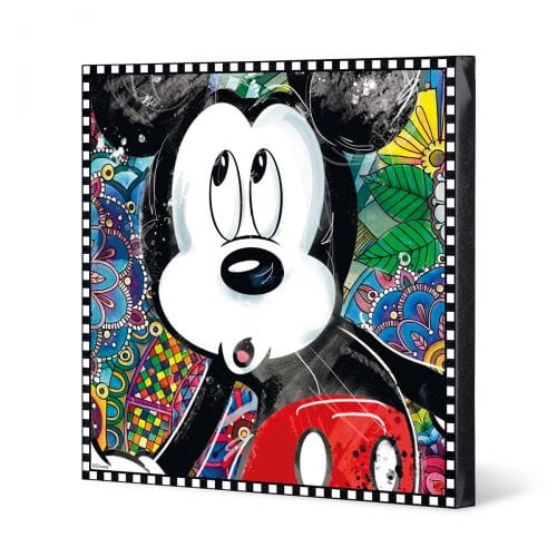 Gilde Leinwand Bild "Mickey" forever & ever, quadratisch - 70 x 70 cm