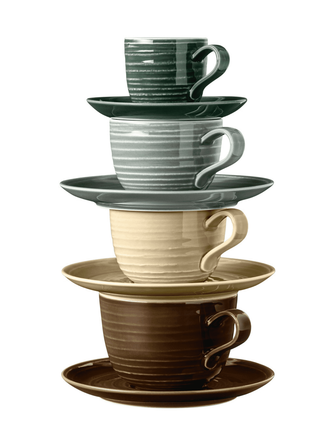 Seltmann Porzellan Terra Sandbeige Espressountertasse 12 cm