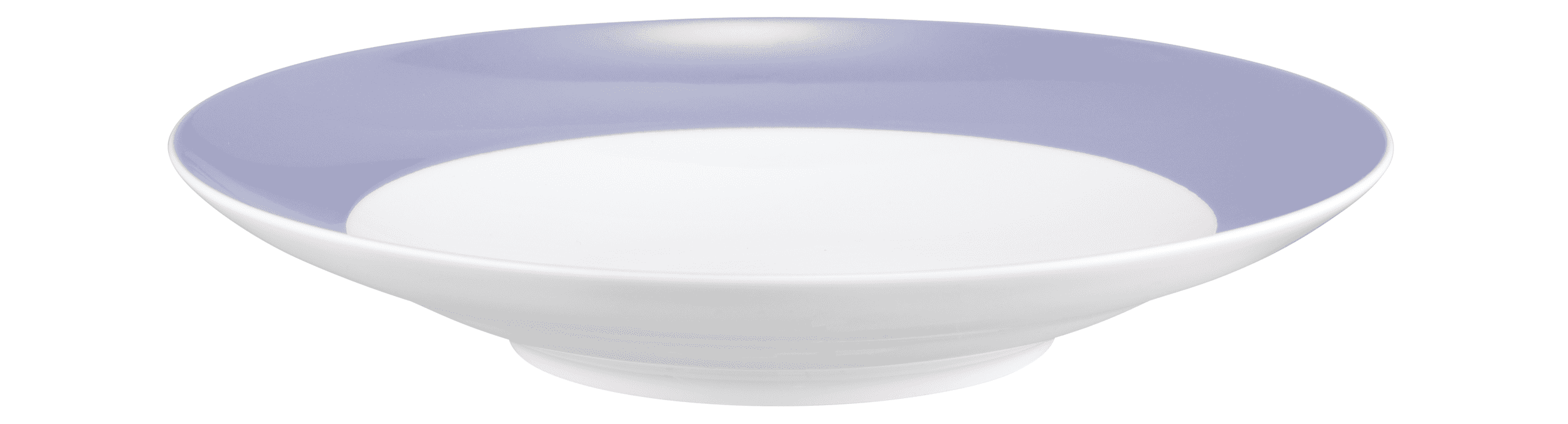Seltmann Porzellan Liberty Pure Colors grape purple Suppenteller rund 23,5 cm Fahne