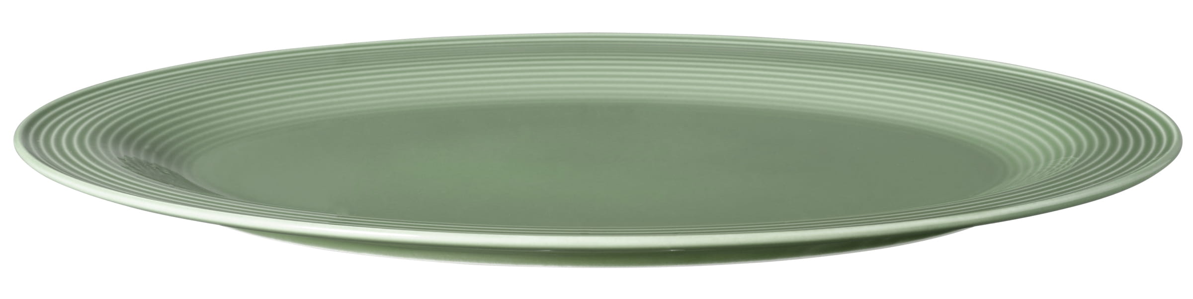 Seltmann Porzellan Beat Salbeigrün Servierplatte oval 35 x 28 cm