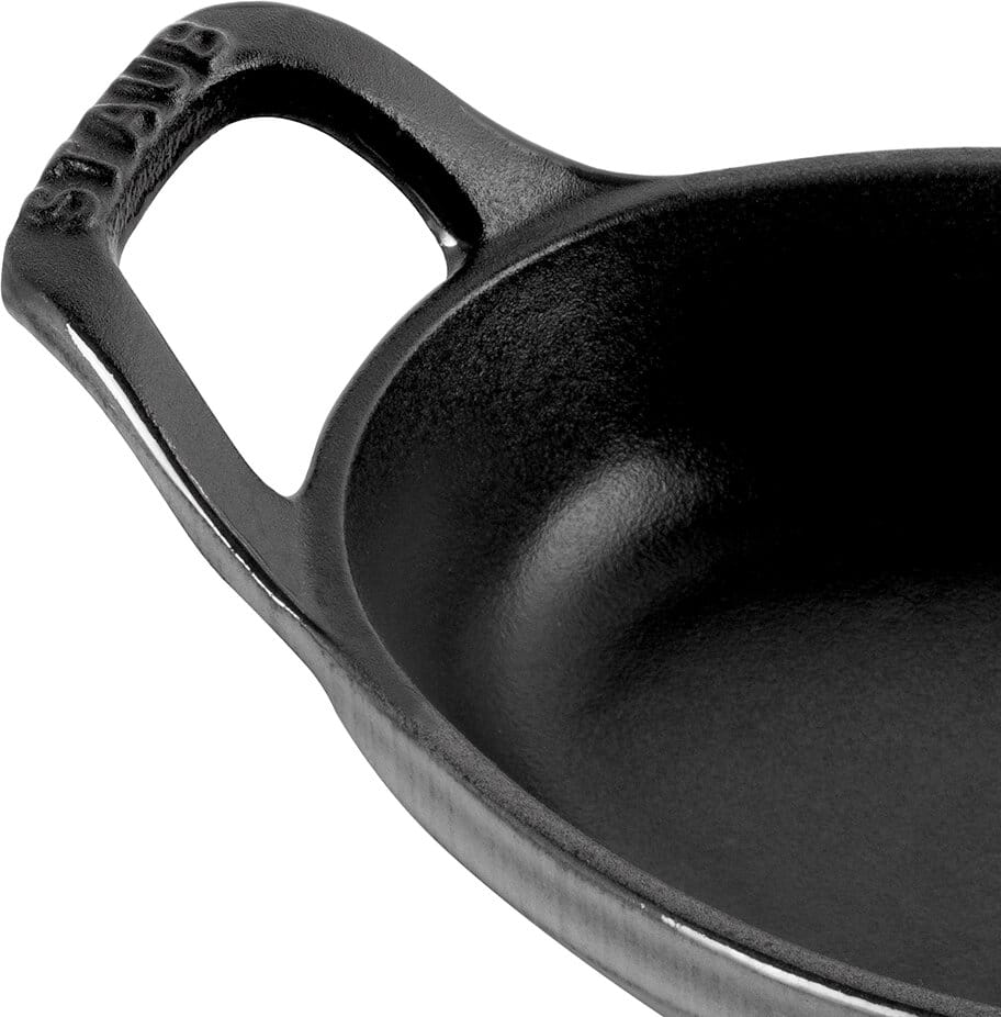 Staub Mini Formen Mini Auflaufform oval 15cm grau