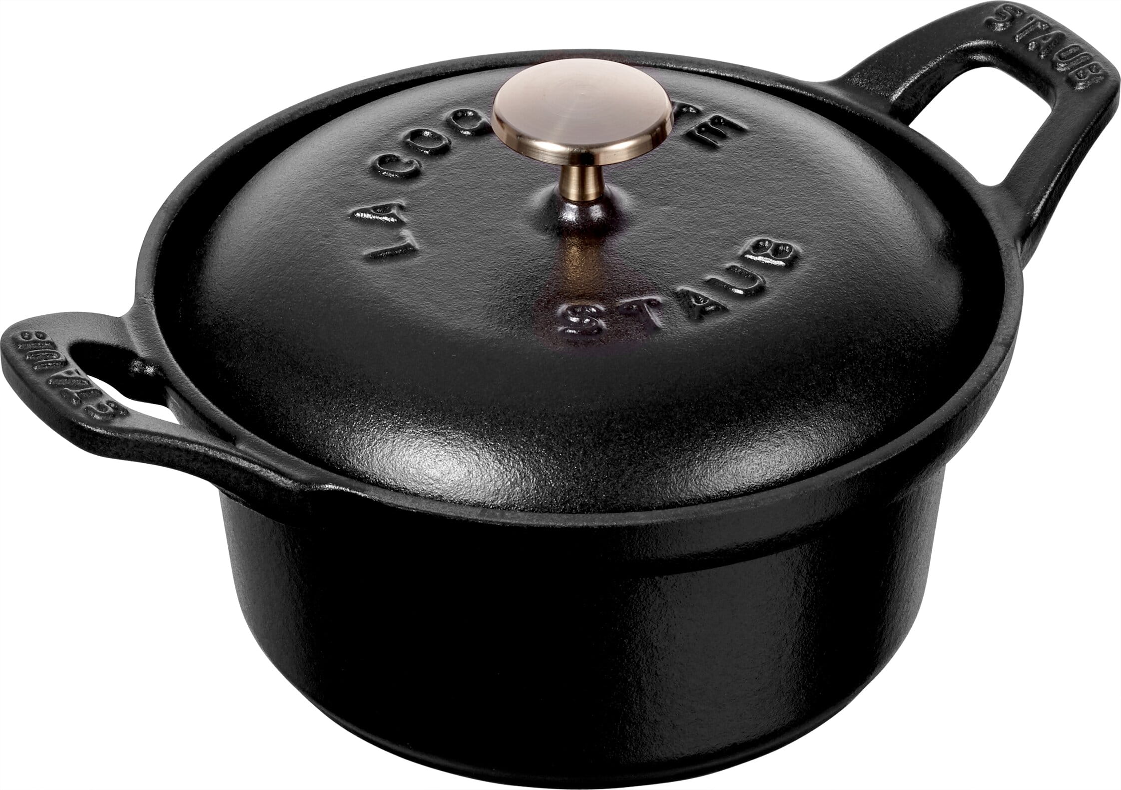 Staub Cocotte La Coquette, schwarz 12 cm
