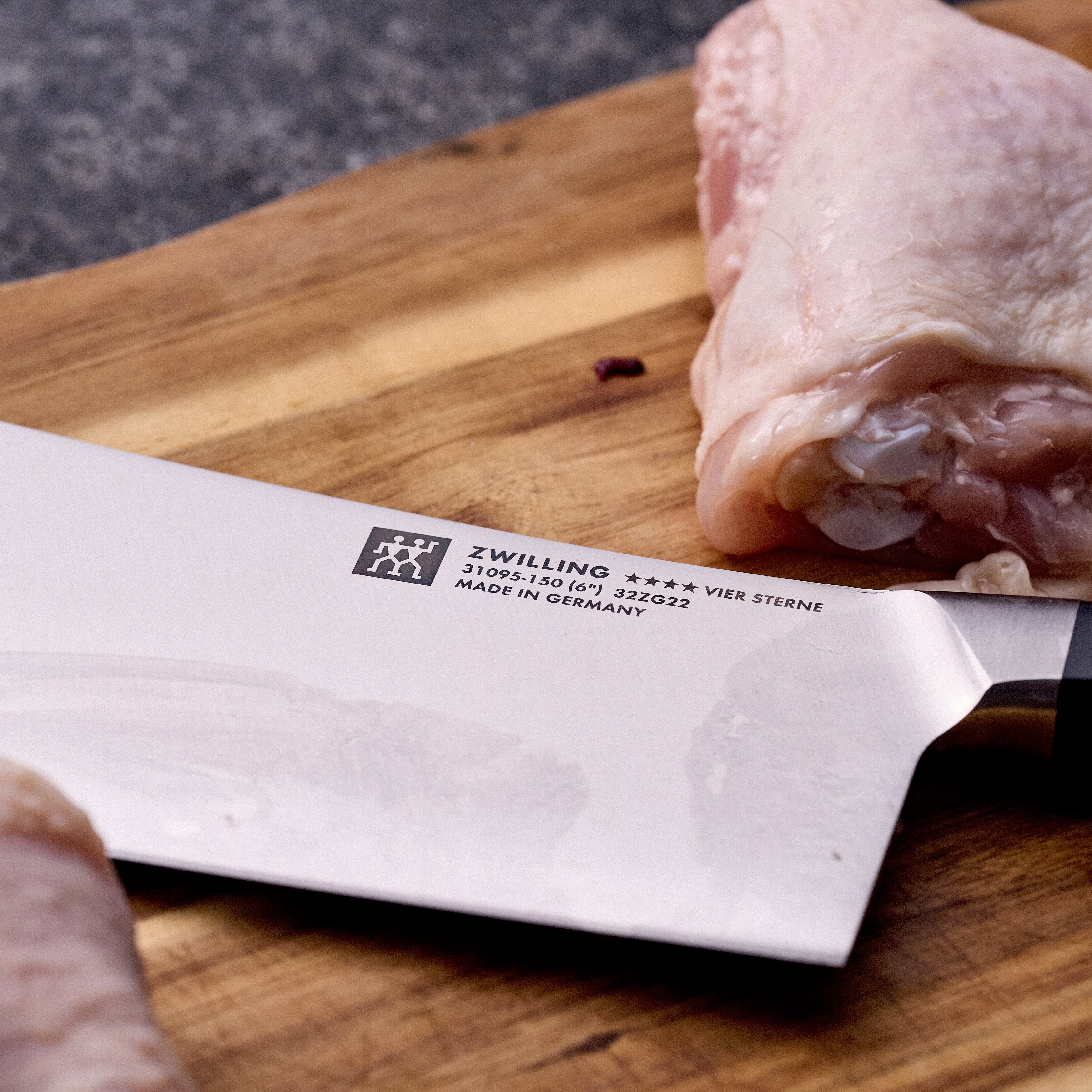 Zwilling Vier Sterne Hackmesser 150 mm