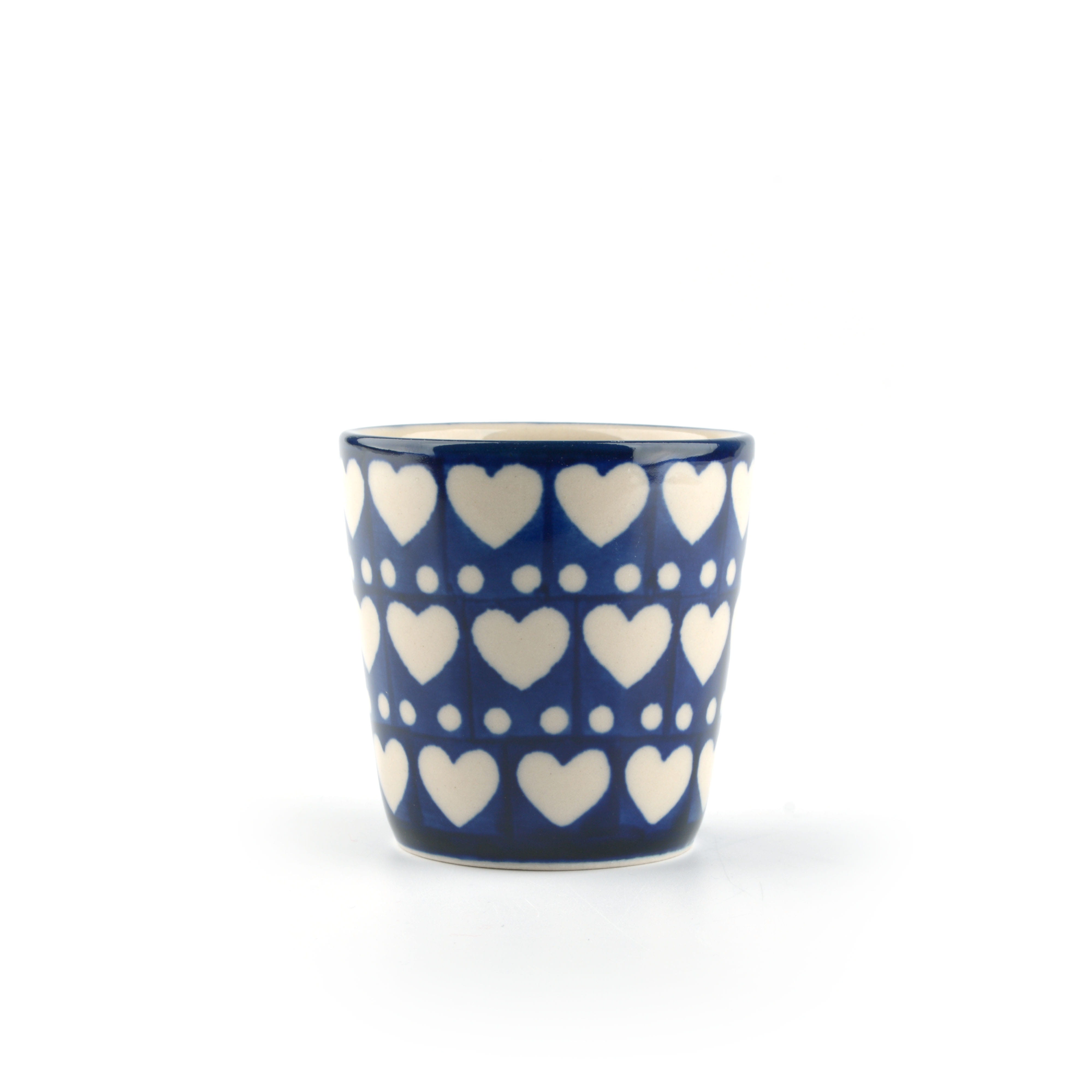 Bunzlau Castle Keramik Becher Espresso 100 ml - Blue Valentine
