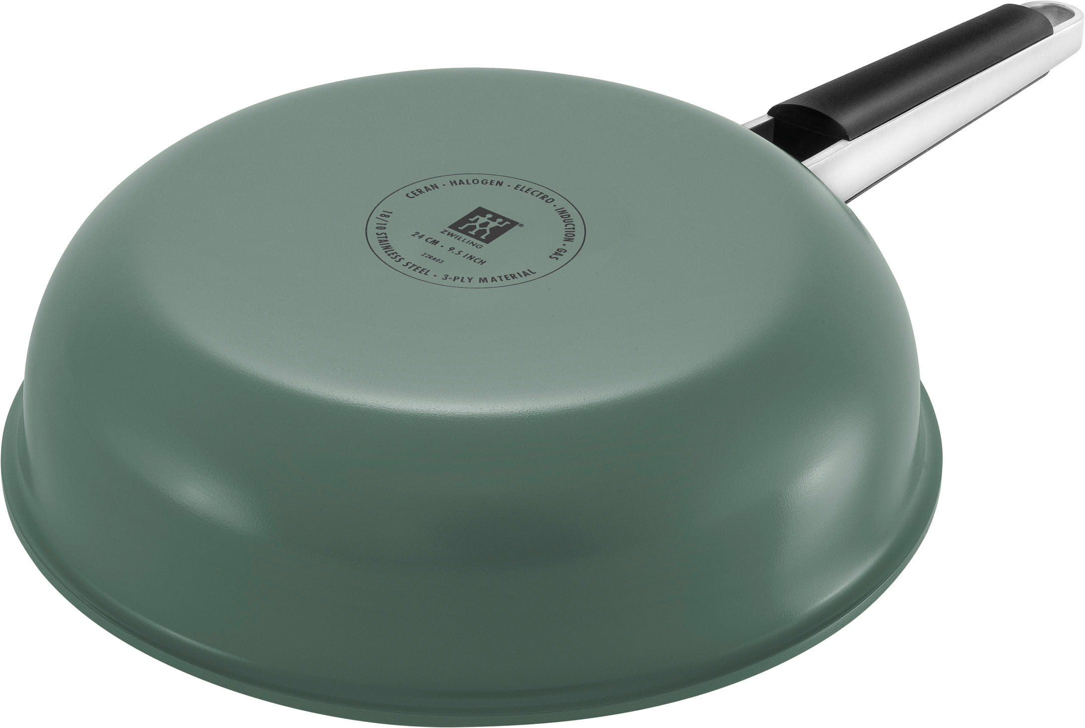 Zwilling Pure Bratpfanne, 24 cm, Edelstahl, Grün