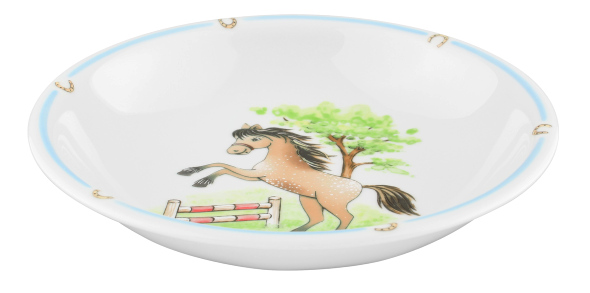 Seltmann Porzellan Compact Mein Pony Suppenteller 20 cm Fahne