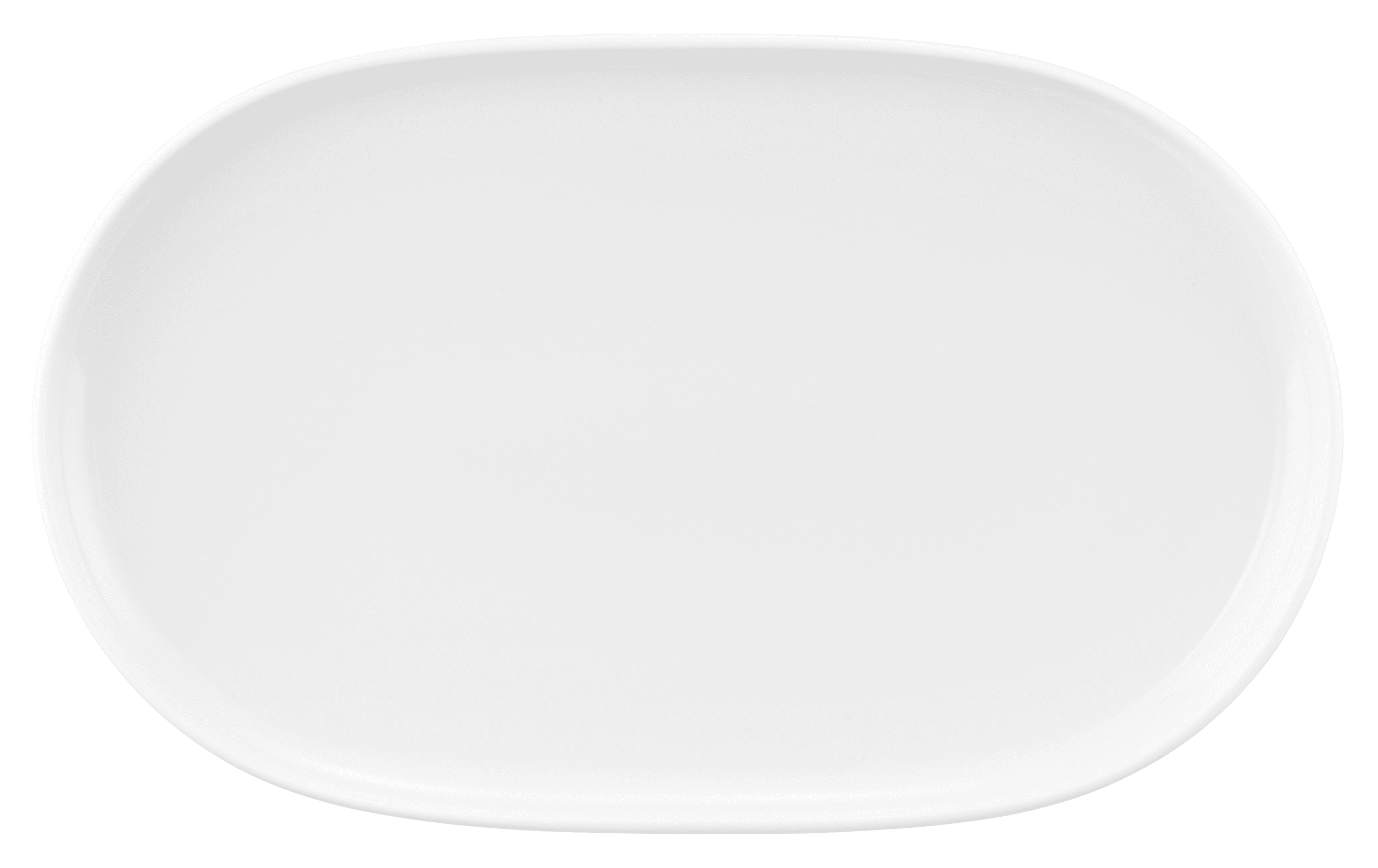 Seltmann Porzellan Sento Home Uni Teller/Servierplatte oval 38x24 cm