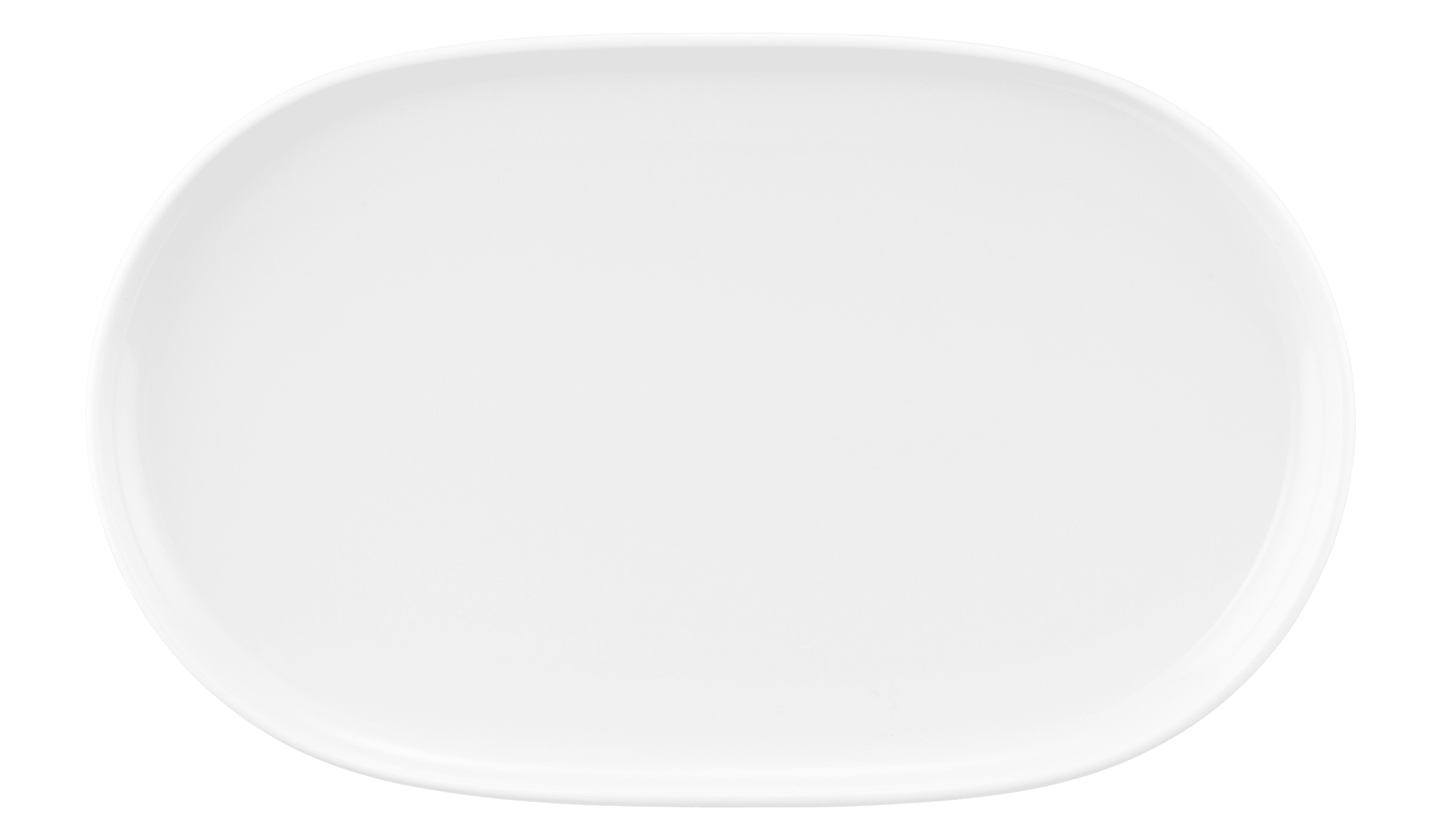 Seltmann Porzellan Sento Home Uni Teller/Servierplatte oval 33x20 cm