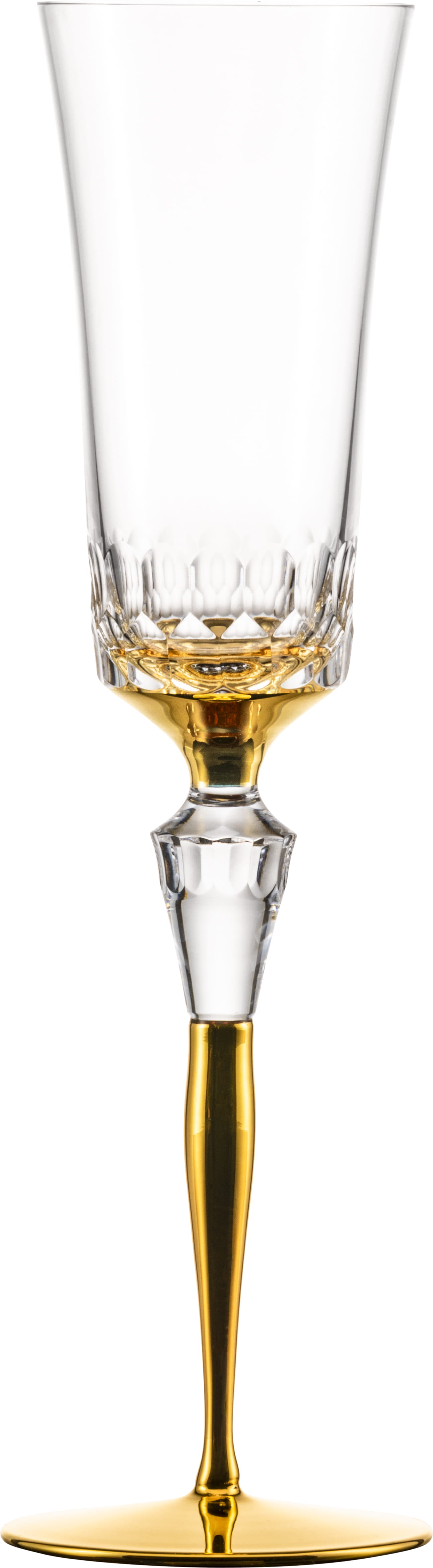 Eisch Glas Champagner Exklusiv 2 Champagnergläser 596/74 Gold im Geschenkkarton