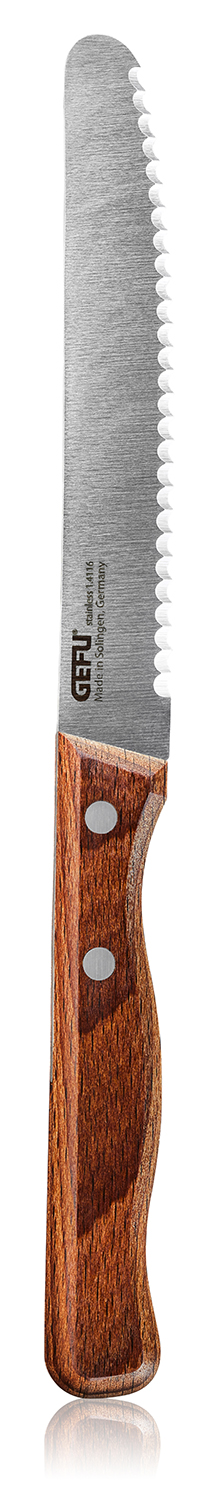 GEFU Brotzeitmesser STULLE Wellenschliff 12cm Klinge