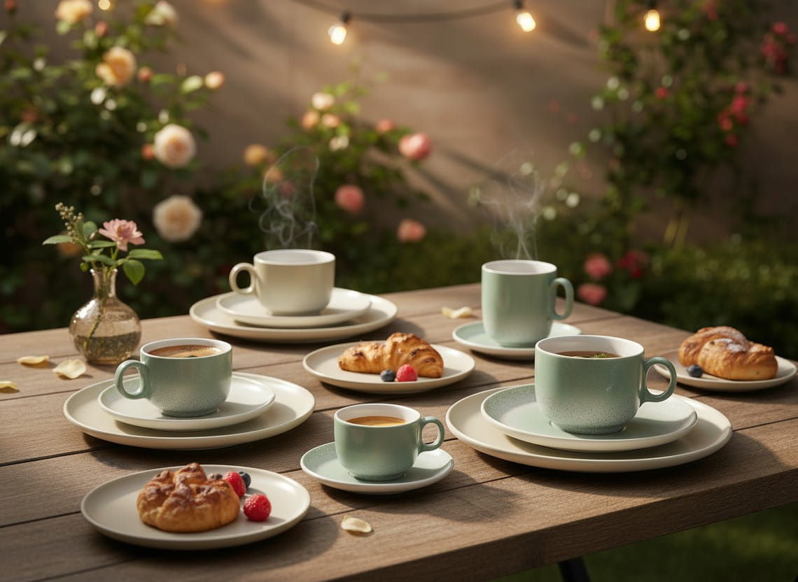 Seltmann Porzellan Sento Home Aura creme Lifestylefoto