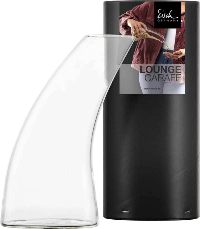 Eisch Glas Trattoria LoungeCaraffe Nuss-Spender 958/2 in Geschenkröhre
