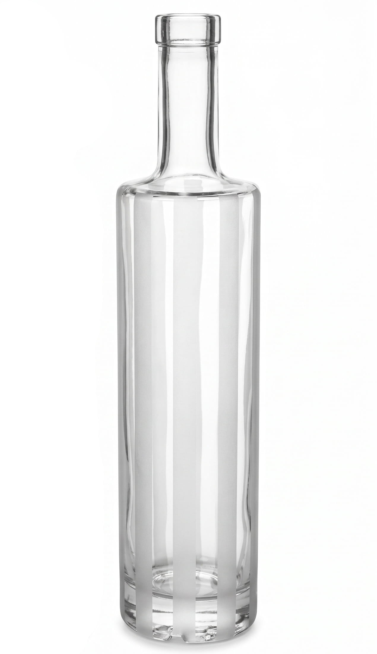 Bottlelight Flasche Titano Streifen, handbearbeitet