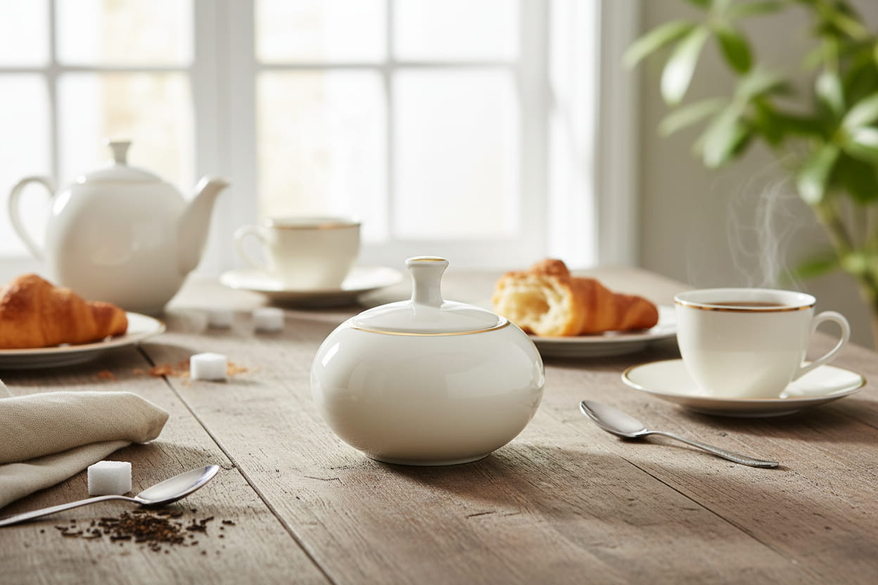 Seltmann Porzellan Savona Oro Zuckerdose