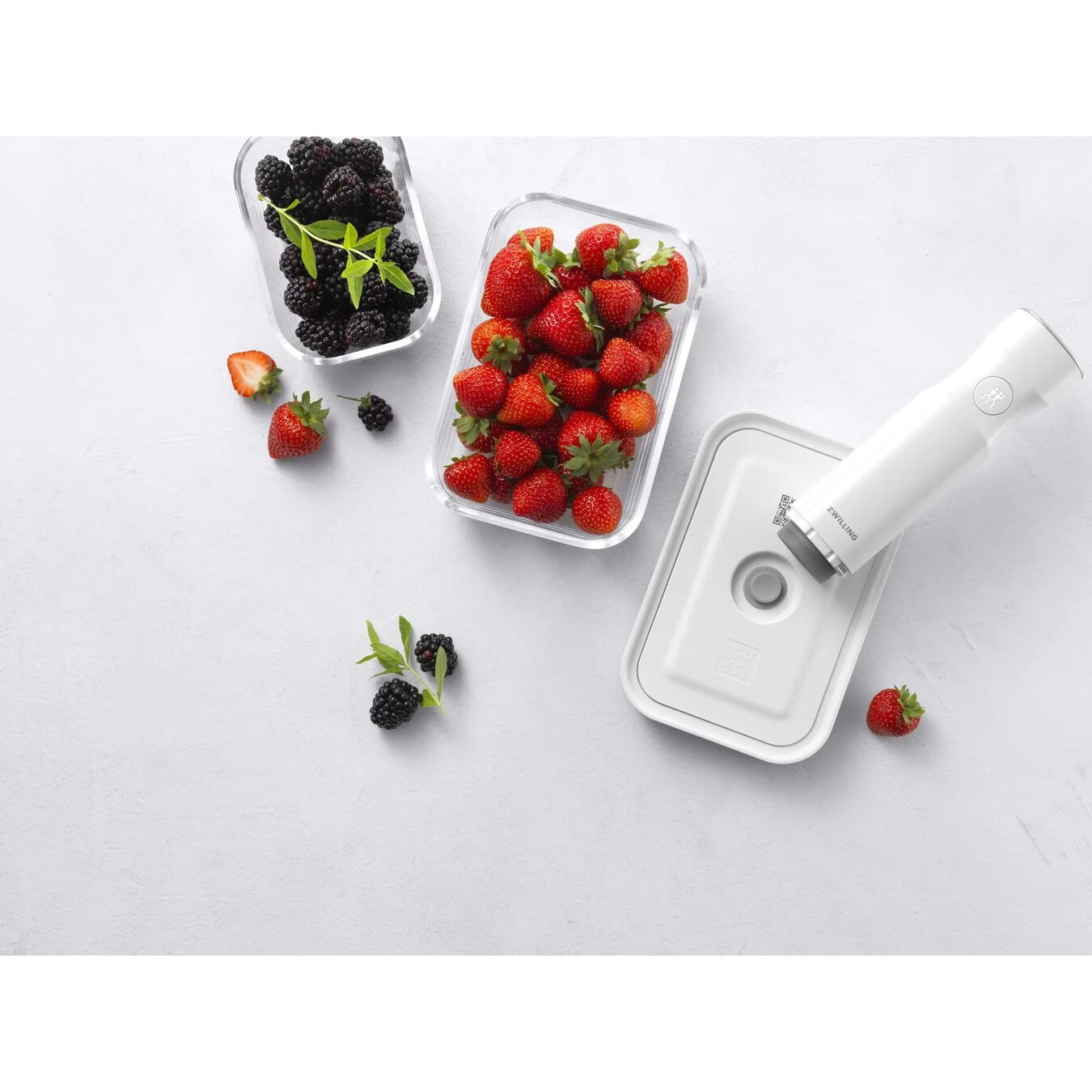 Zwilling Fresh & Save Vakuum Boxset 3-tlg.  S/M/L Glas Grau