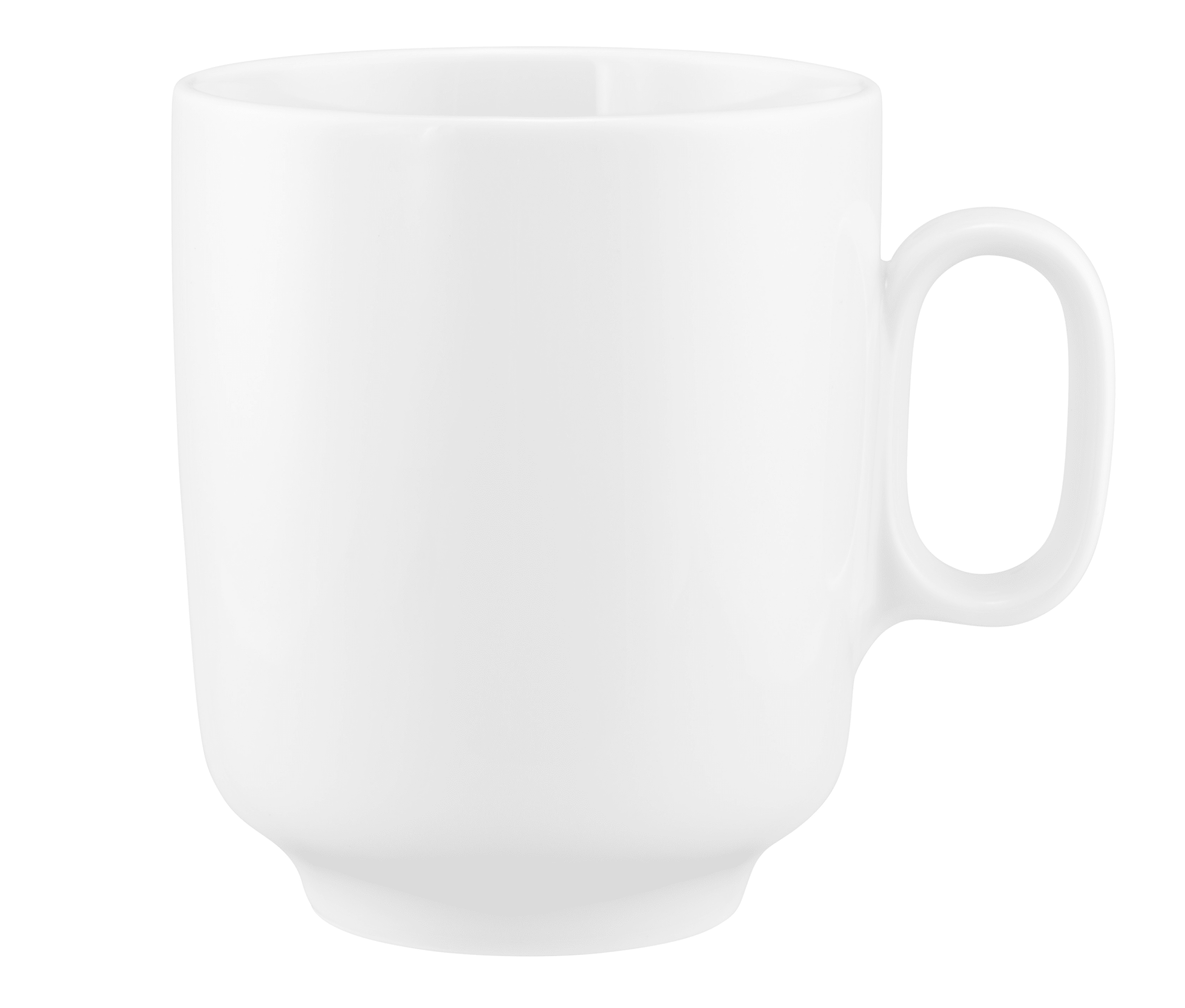 Seltmann Porzellan Sento Home Uni Becher mit Henkel 0,40 l