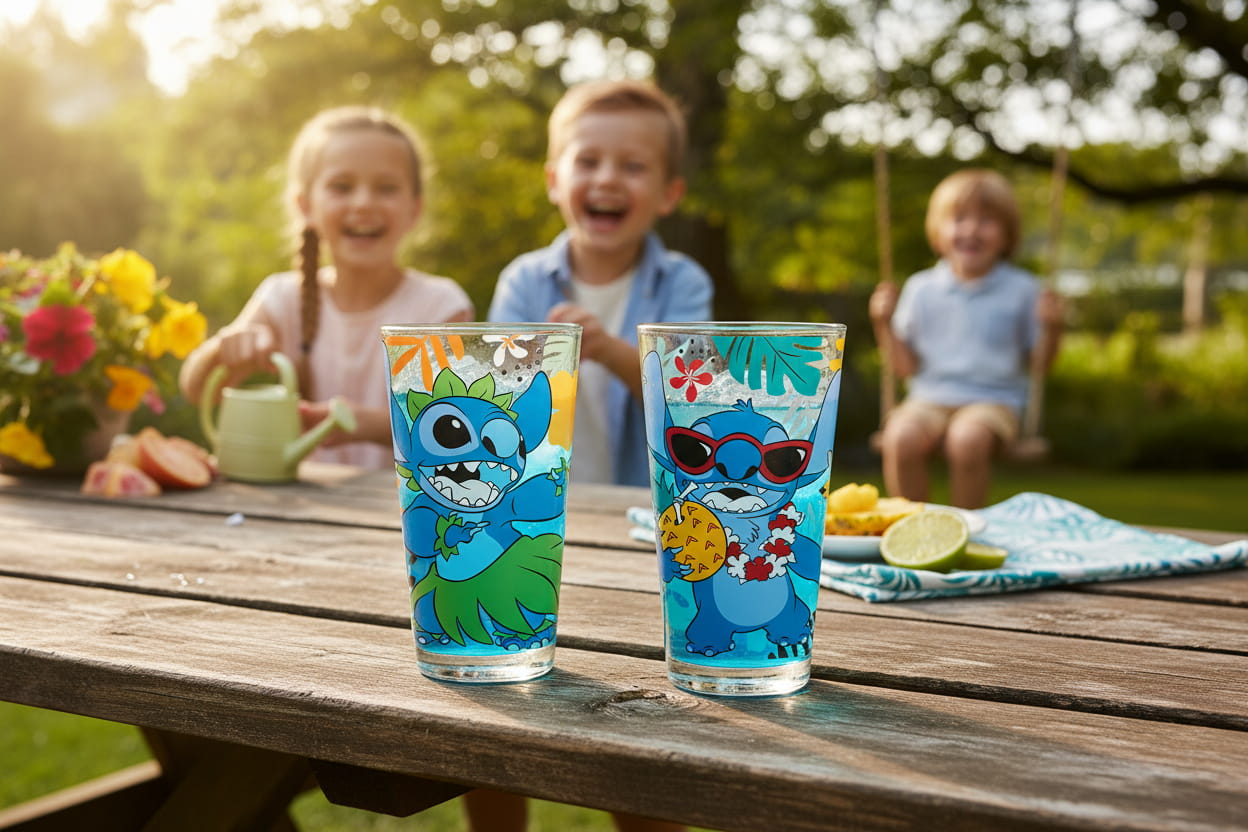 Gilde Disney Trinkgläser "Stitch" 2er Set
