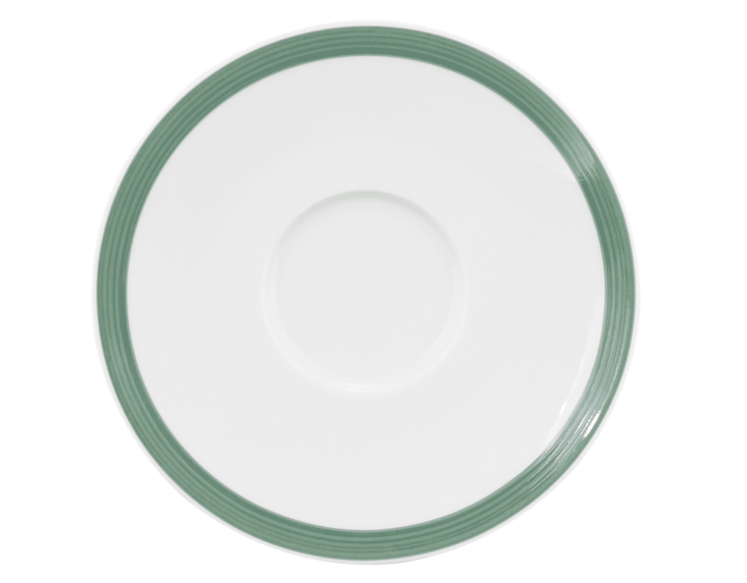 Seltmann Porzellan Life Nature Baumstruktur grün Kombi-Untertasse 16,5 cm