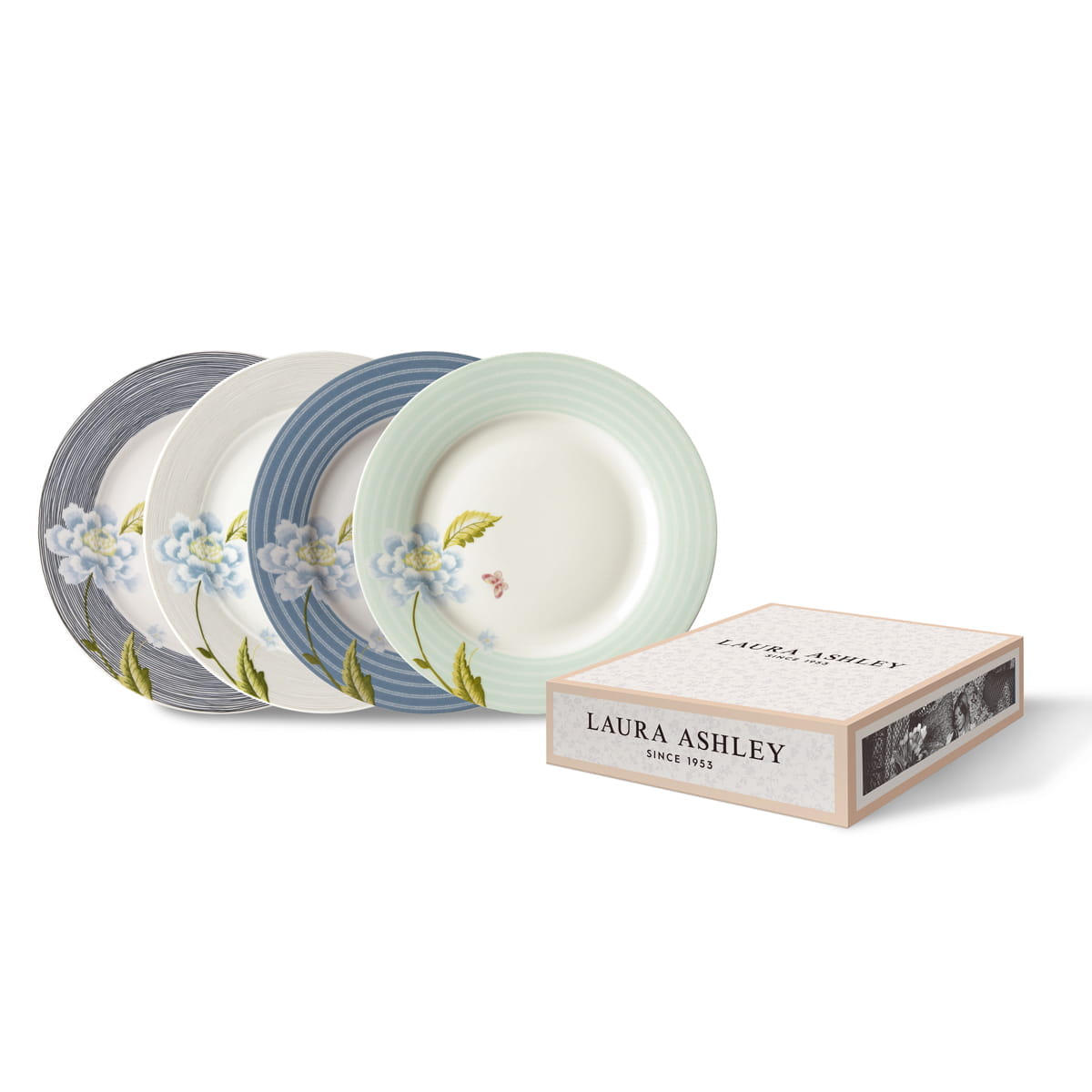 Laura Ashley Heritage Porzellan Teller 20 cm Set 4tlg