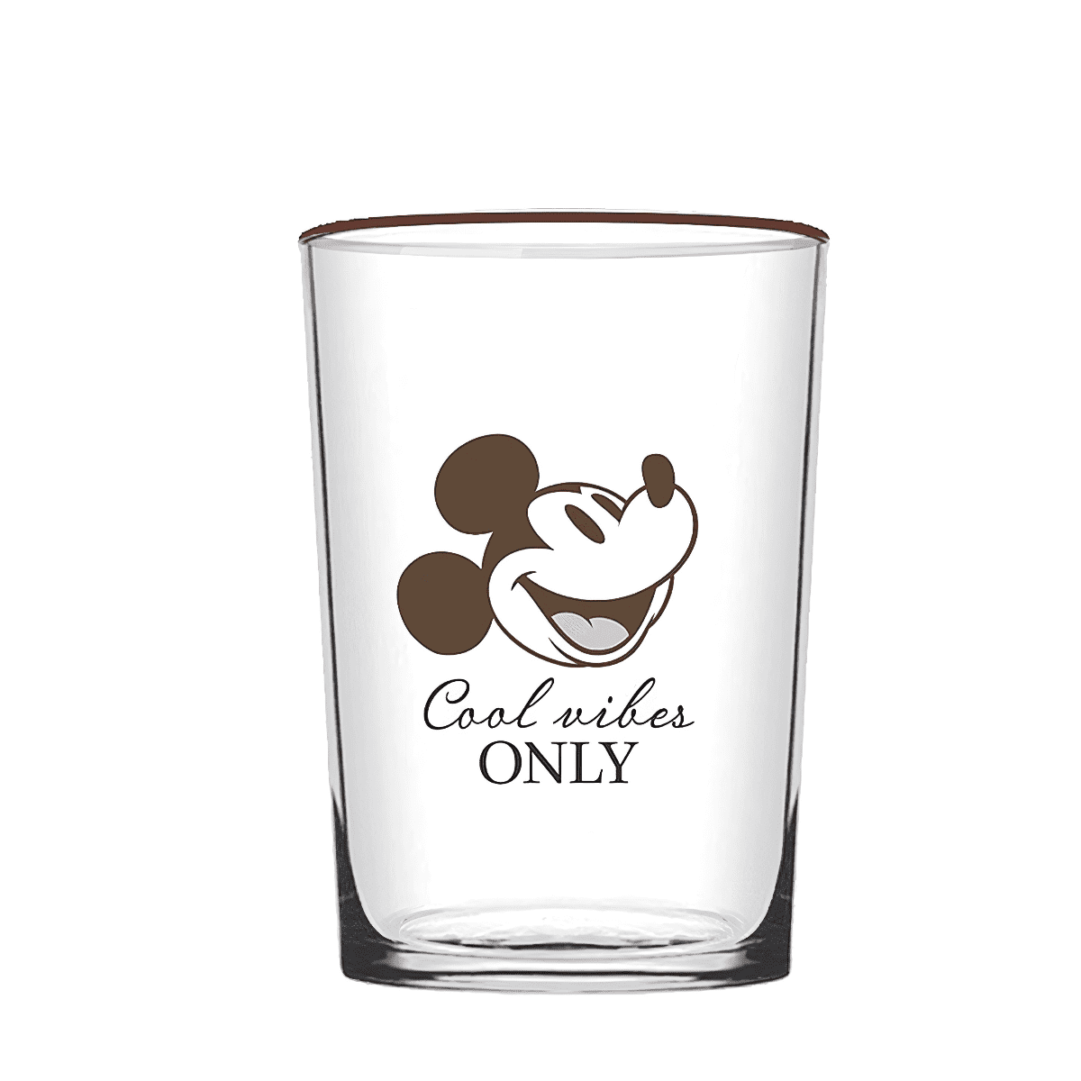 Gilde Disney Trinkglas Mickey Mouse - Good Company - Cool vibes only