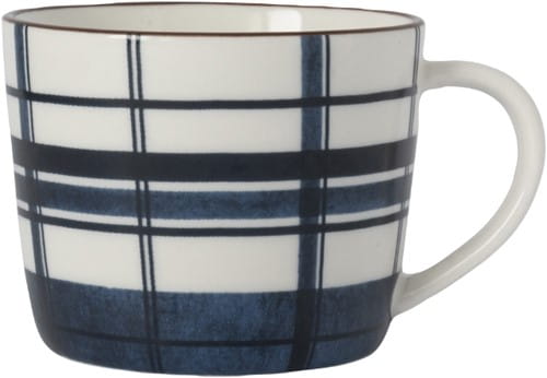 Dutch Floral Porzellan Blue Time Collection Tasse Check 300 ml