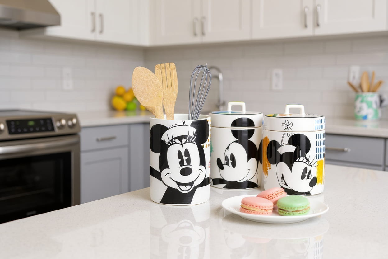 Gilde Disney Porzellan Vorratsdosen „Mickey & Minnie - Enjoy“