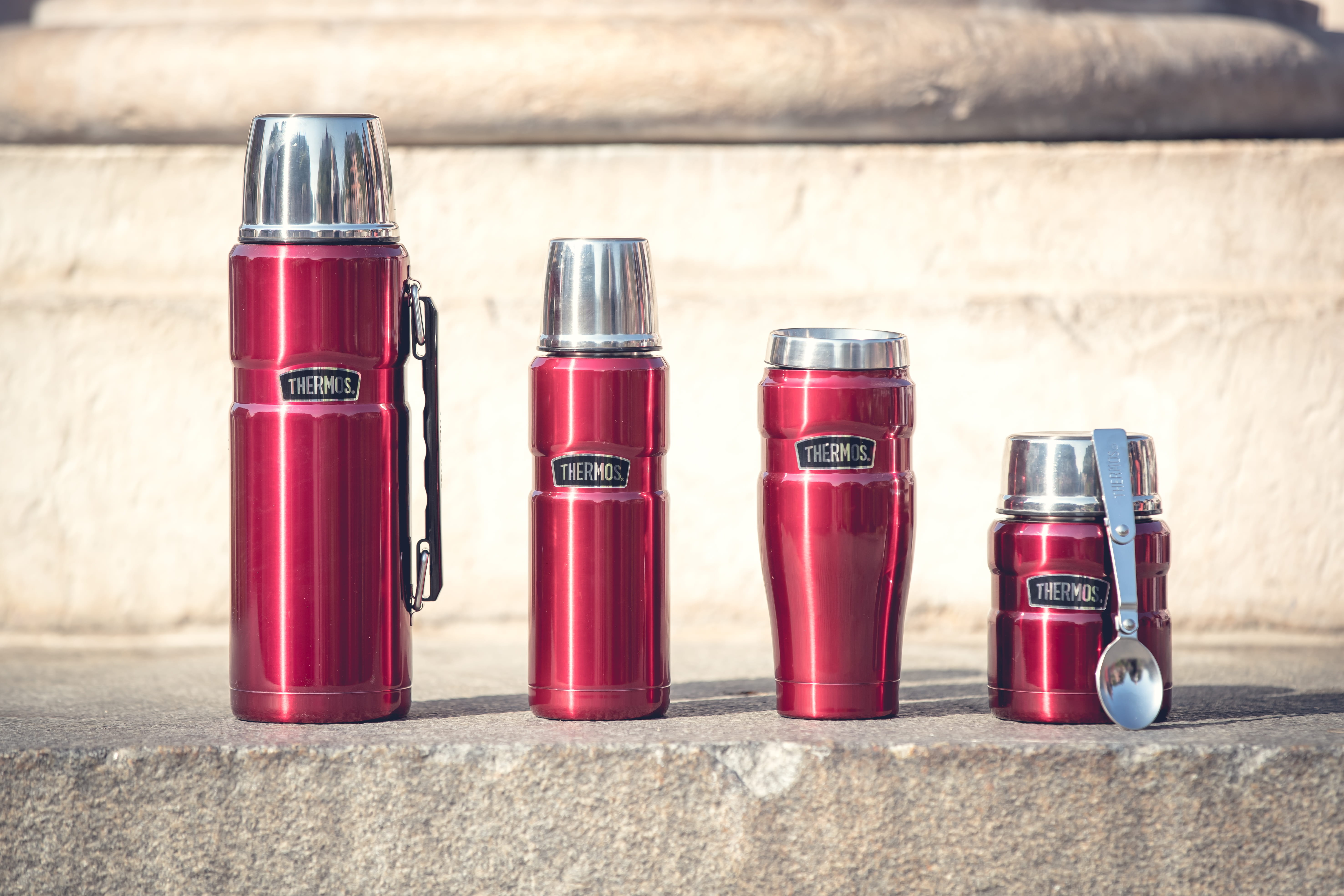 Thermos Isolierbecher Stainless King cranberry 0,47l