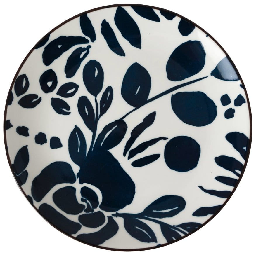 Dutch Floral Porzellan Blue Time Collection Frühstücksteller Ø 21 cm Flower Medium