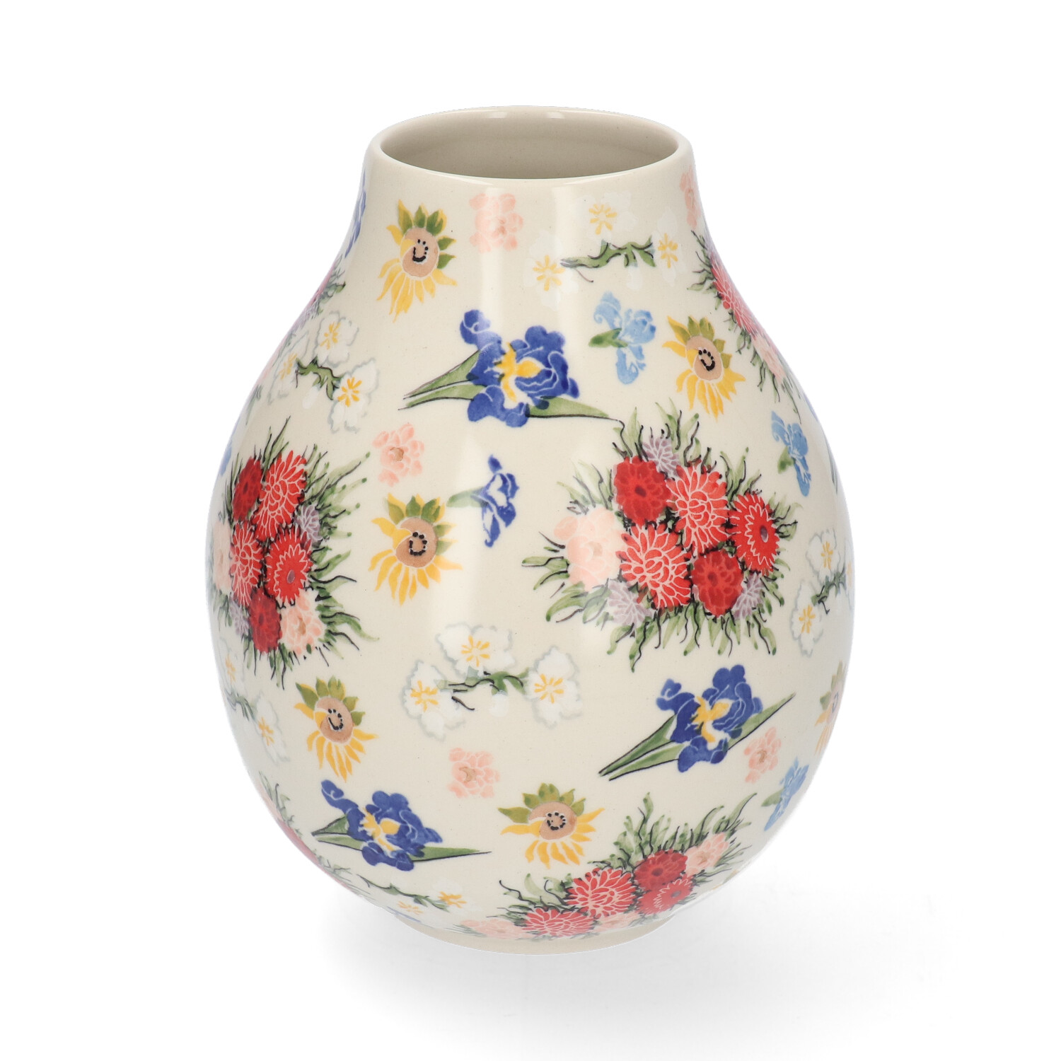 Bunzlau Castle Keramik Vase 4,4 l - van Gogh 50th Anniversary