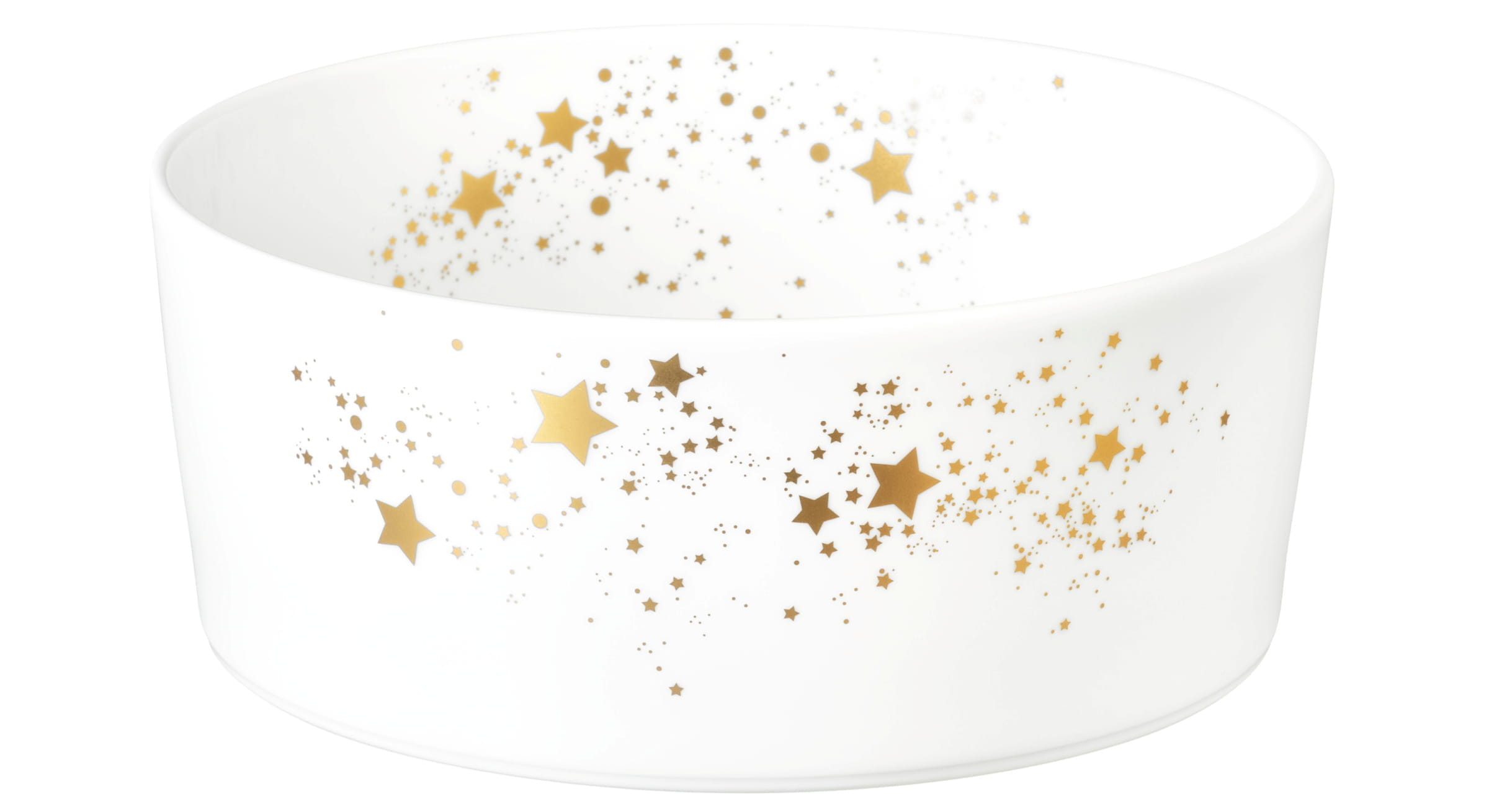 Seltmann Porzellan Liberty Golden Stars Schale rund 5298 mit Deckel 21 x 9 cm