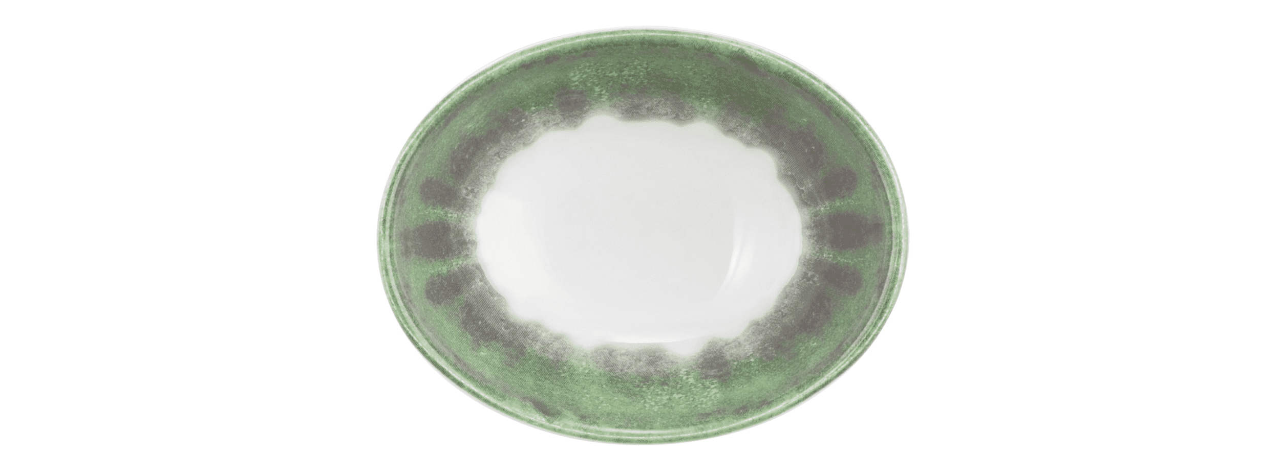 Seltmann Porzellan Modern Life Batik Matcha Bowl oval M5307 9 cm