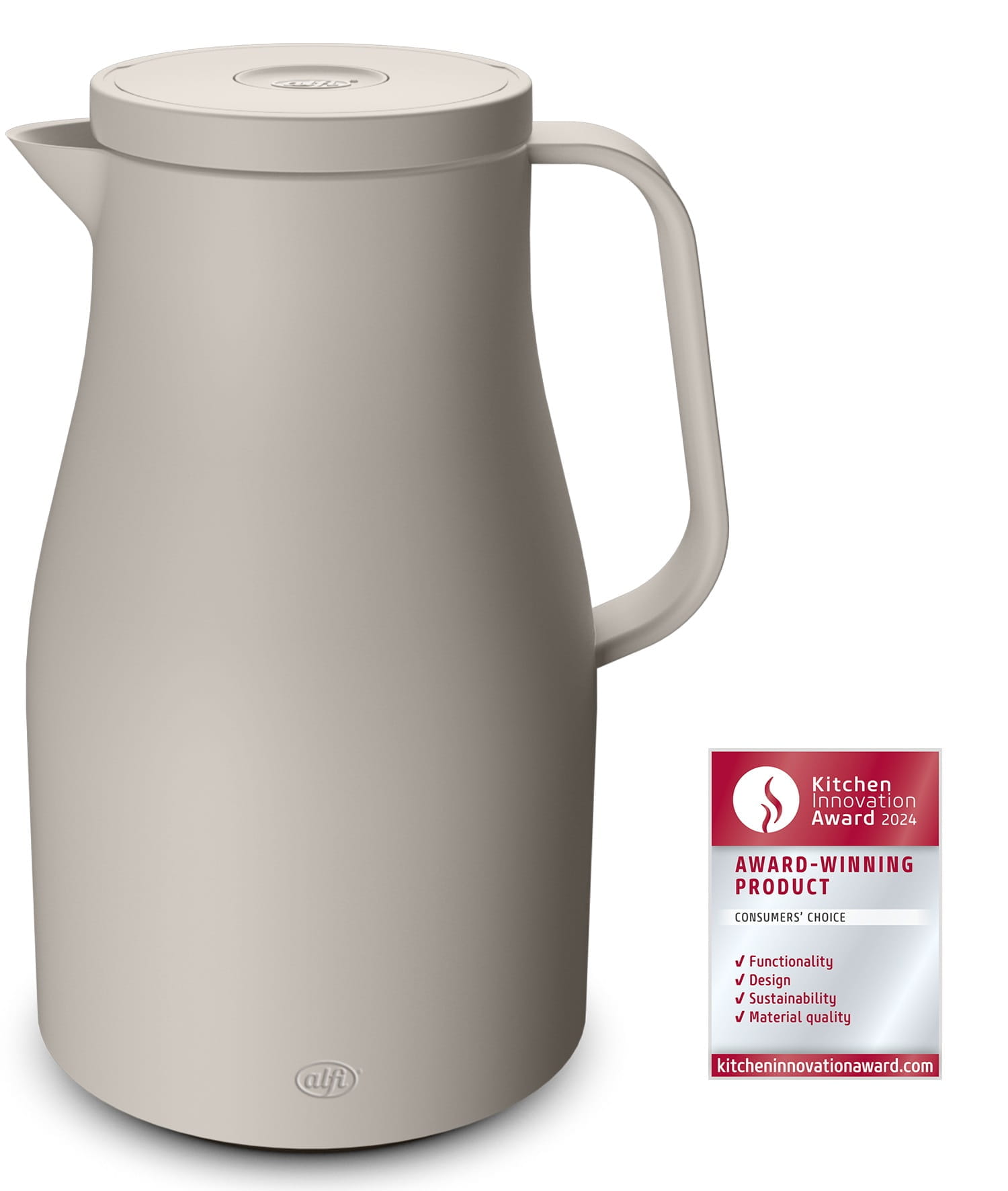 alfi Isolierkanne ECONSCIOUS oatmeal beige 1,0 l