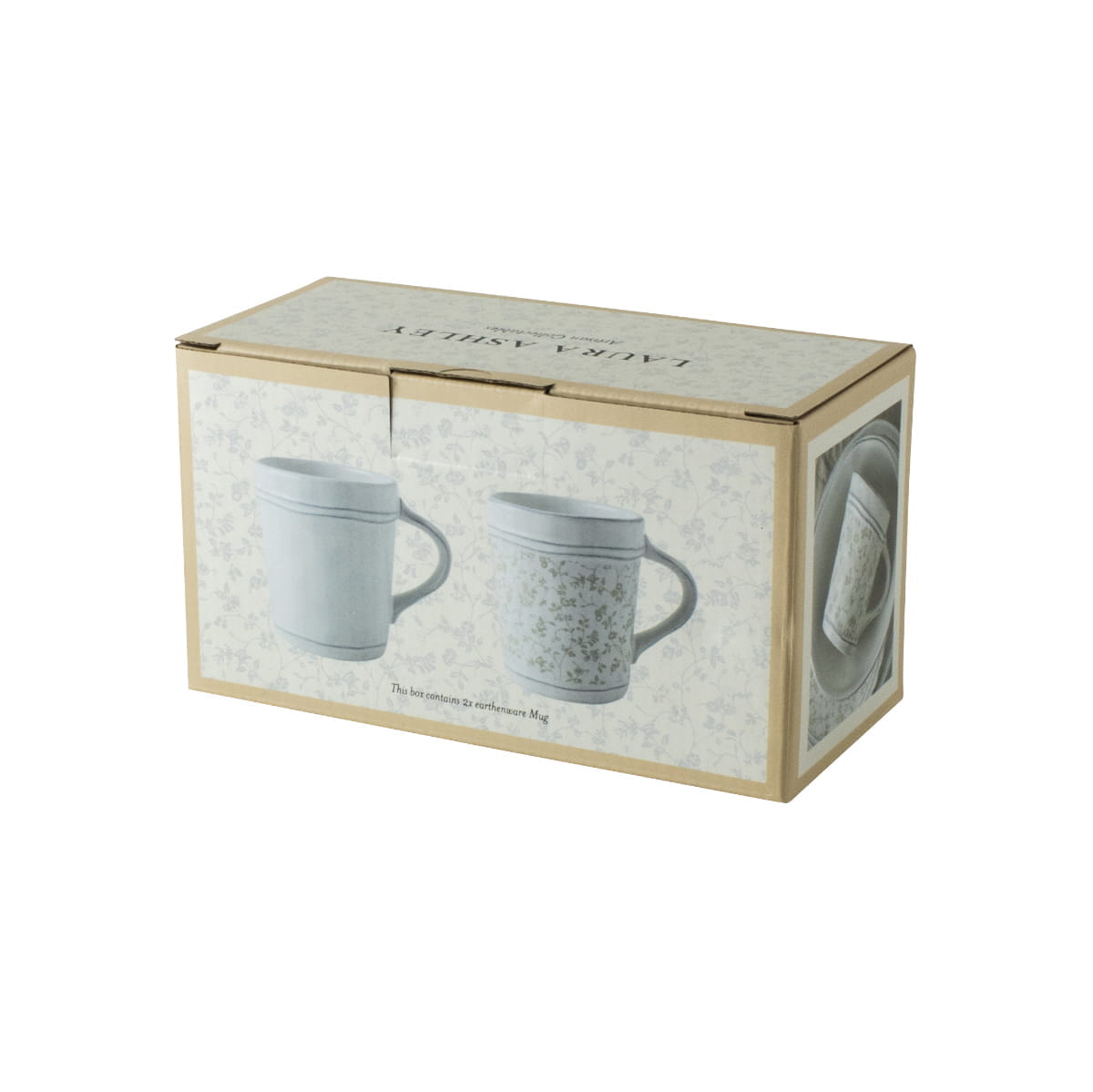 Laura Ashley Steingut Artisan 2-tlg. Becherset je 350 ml