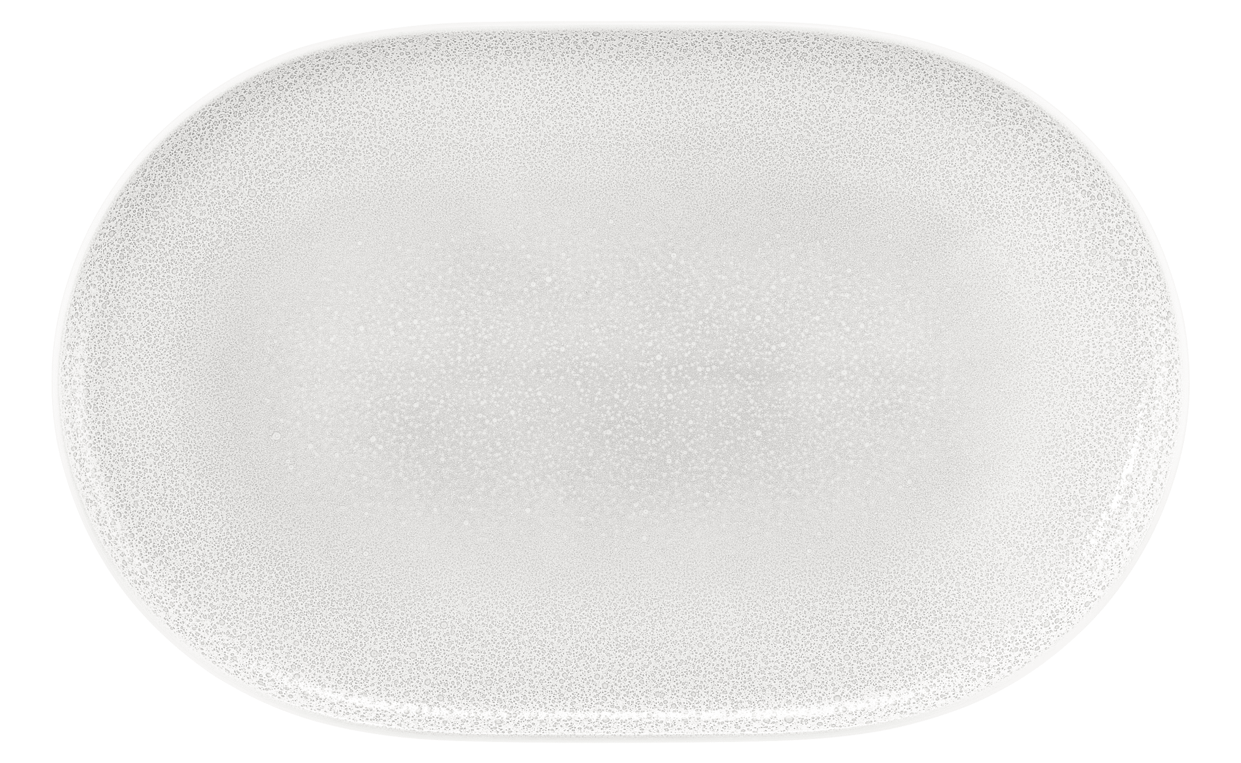 Seltmann Porzellan Sento Home Aura white Teller/Servierplatte oval 38x24 cm
