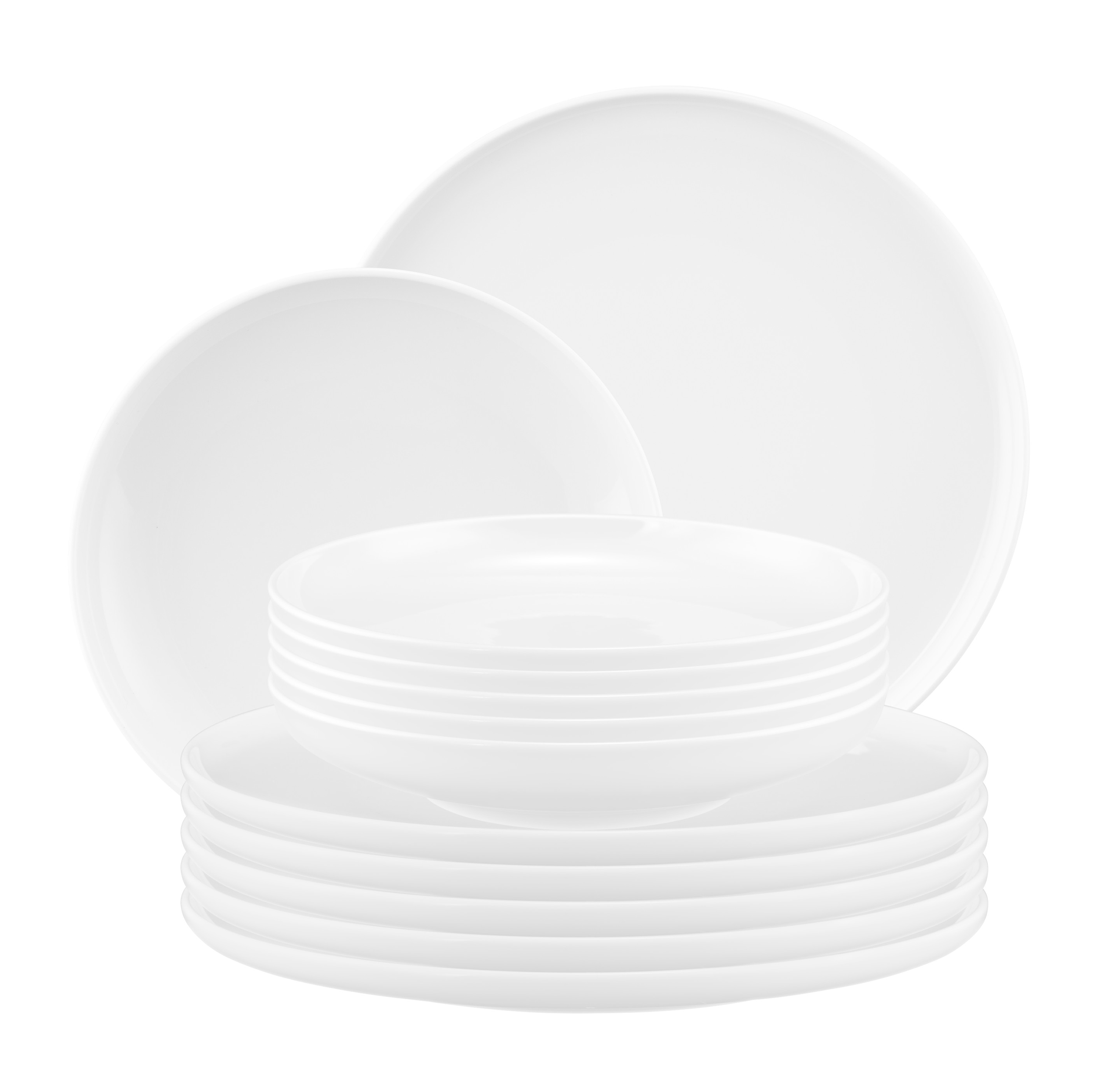 Seltmann Porzellan Sento Home Uni Tafelservice 12-teilig