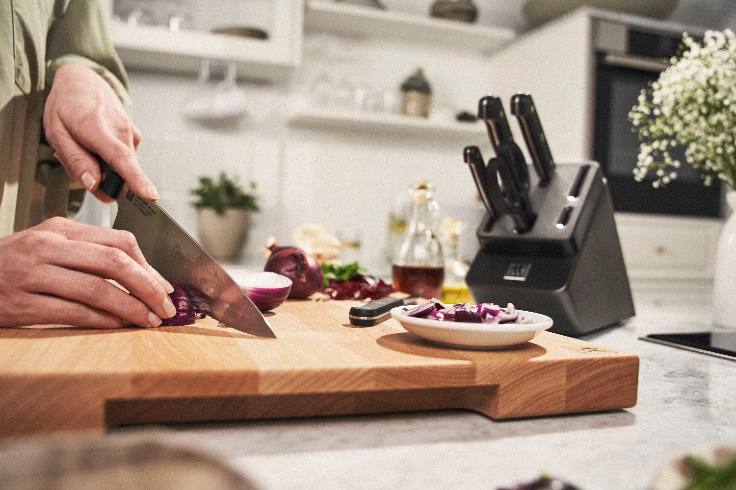 Zwilling Gourmet Sharp Block Messerblock 7-tlg., Grau
