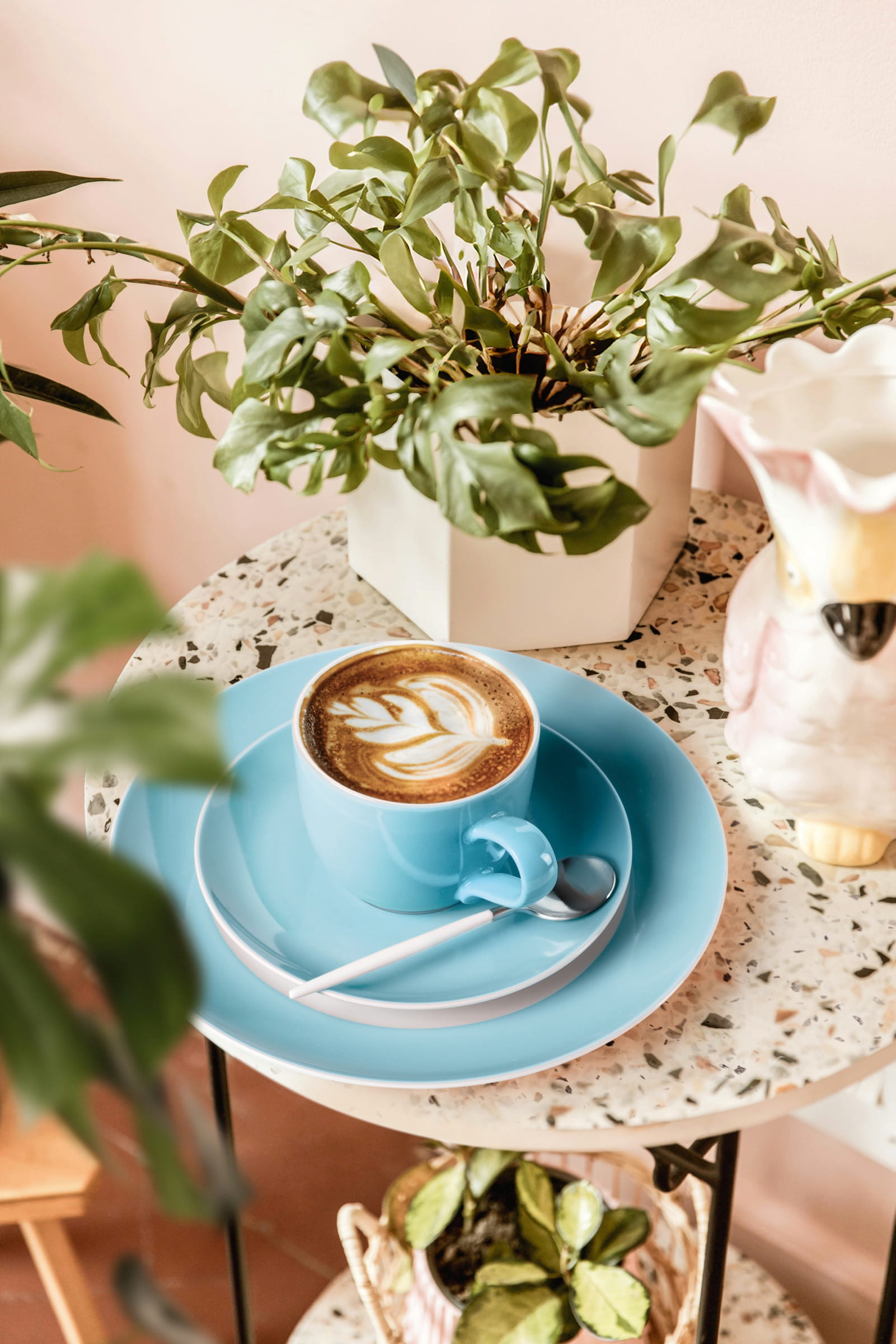 Seltmann Porzellan Liberty lagoon blue Espressountertasse 12 cm