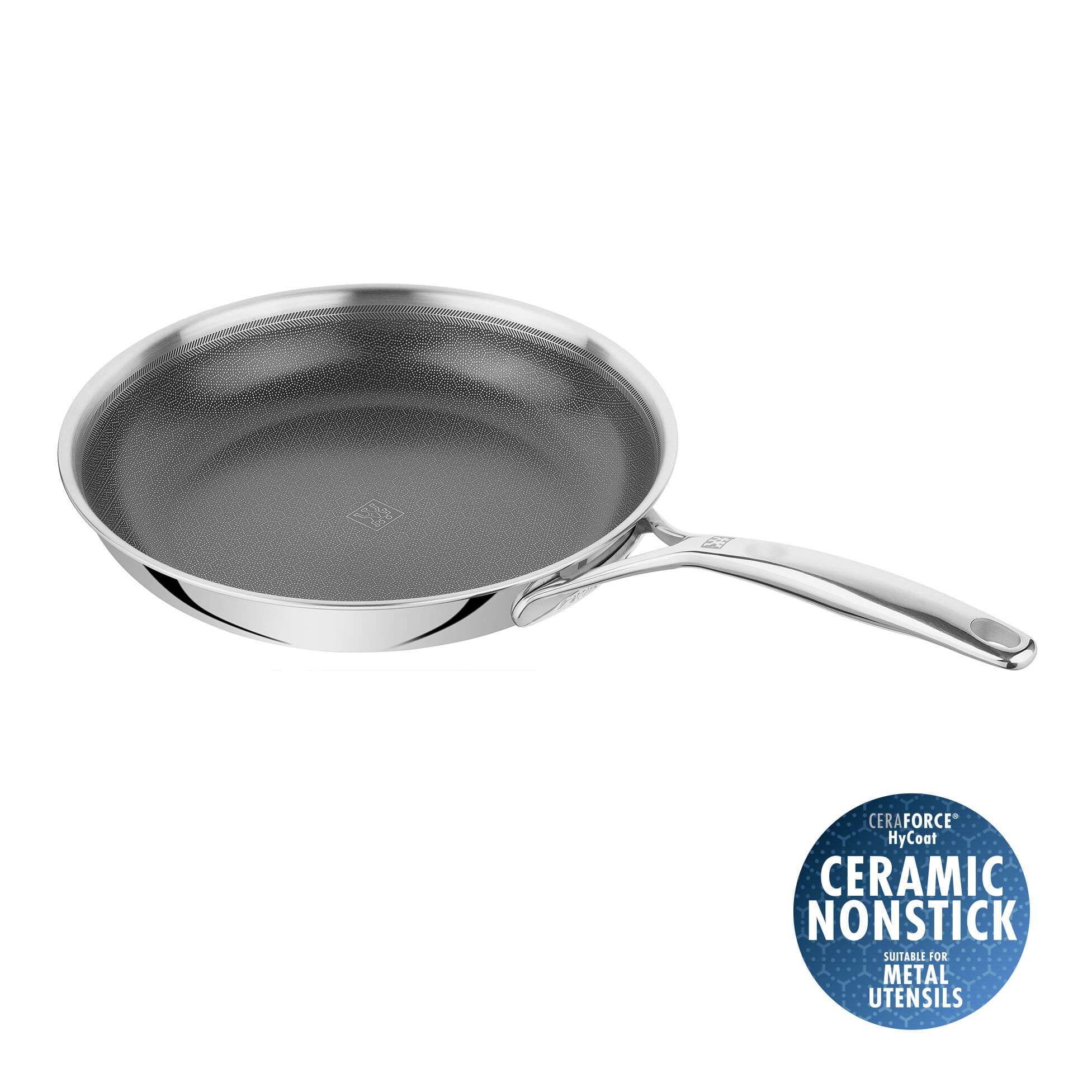 ZWILLING Peak Bratpfanne 28 cm - 18/10 Edelstahl & Keramische Antihaft-Beschichtung