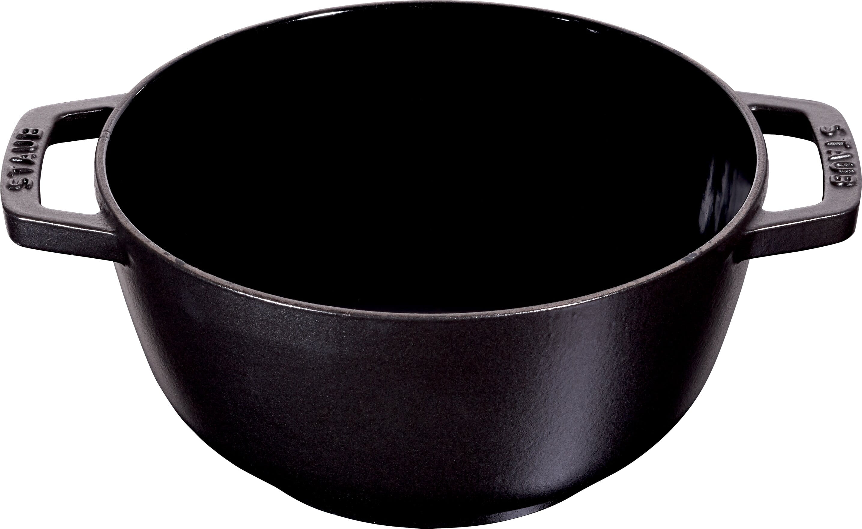 Staub Specialities Fondue Set, 18cm, schwarz innen glänzend