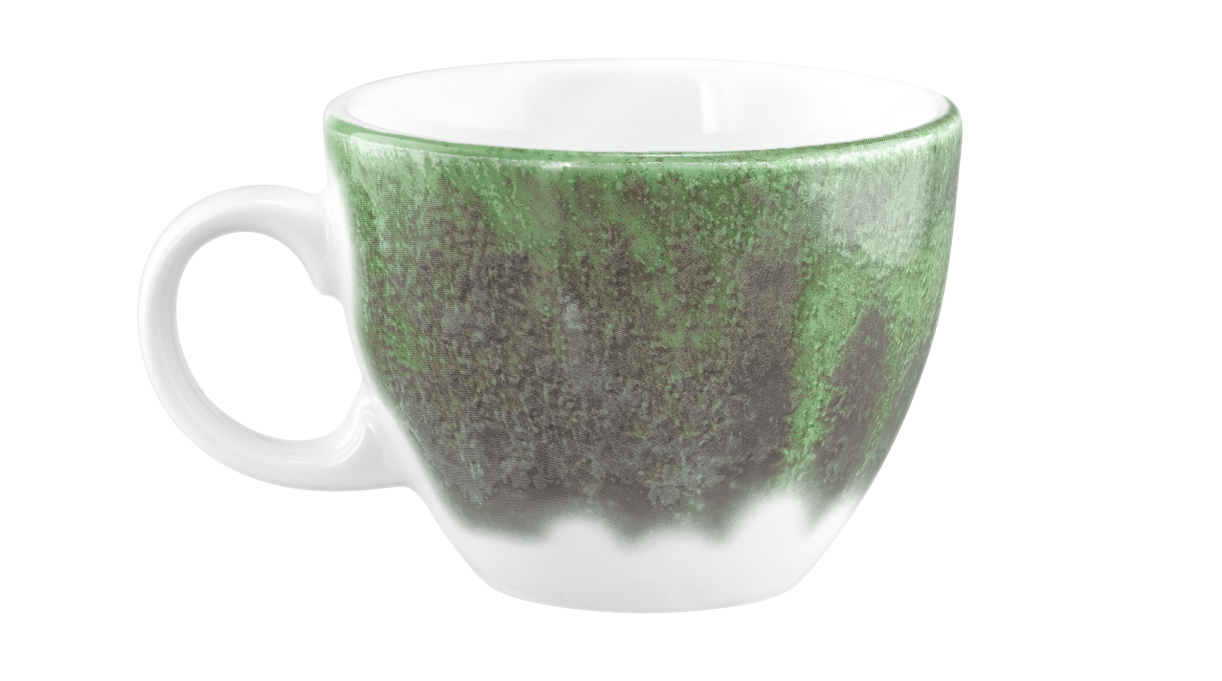 Seltmann Porzellan Modern Life Batik Matcha Obere zur Cappuccinotasse 1131