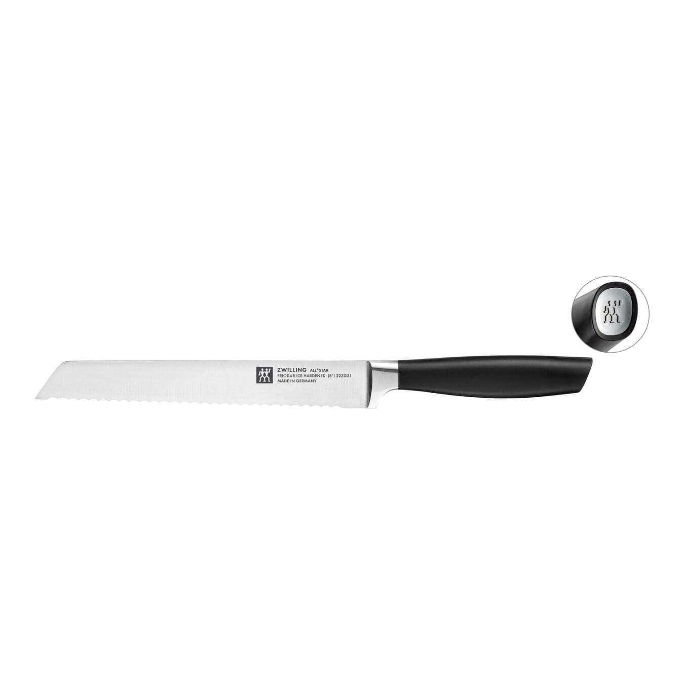 Zwilling All*Star Messerblockset, 7-teilig, mit KIS Technologie, Weiß/Silber