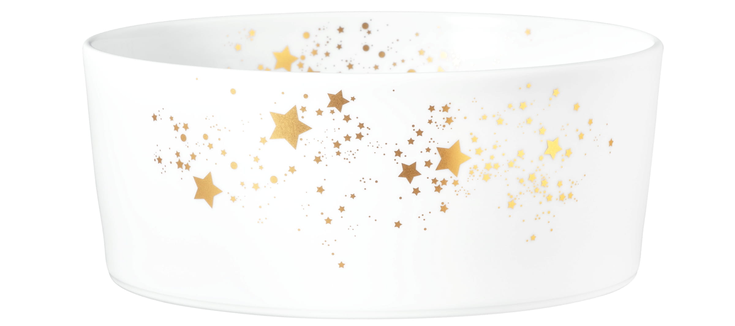 Seltmann Porzellan Liberty Golden Stars Schale rund 5298 mit Deckel 21 x 9 cm