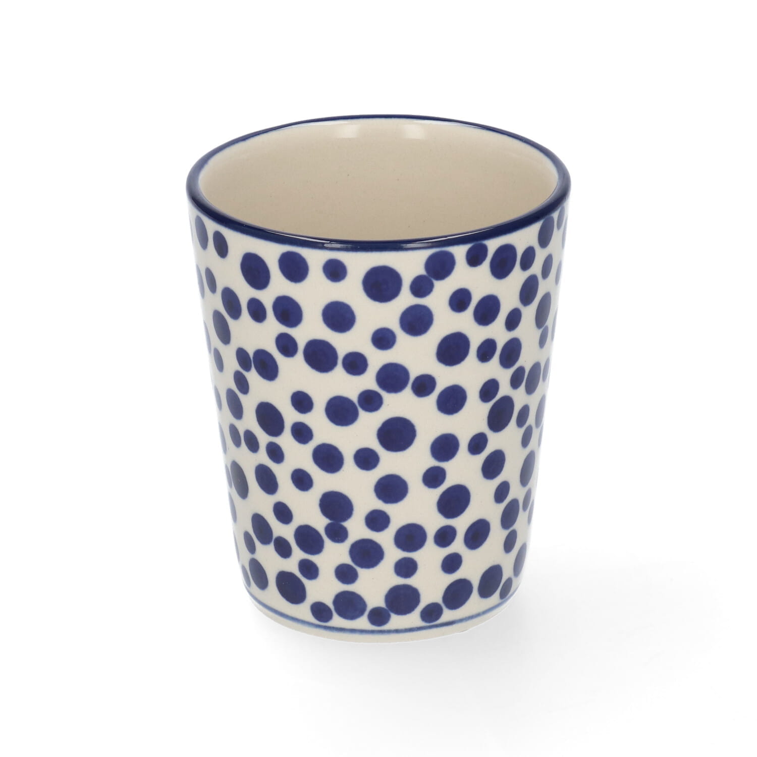 Bunzlau Castle Keramik Becher Tumbler 240 ml - Crazy Dots