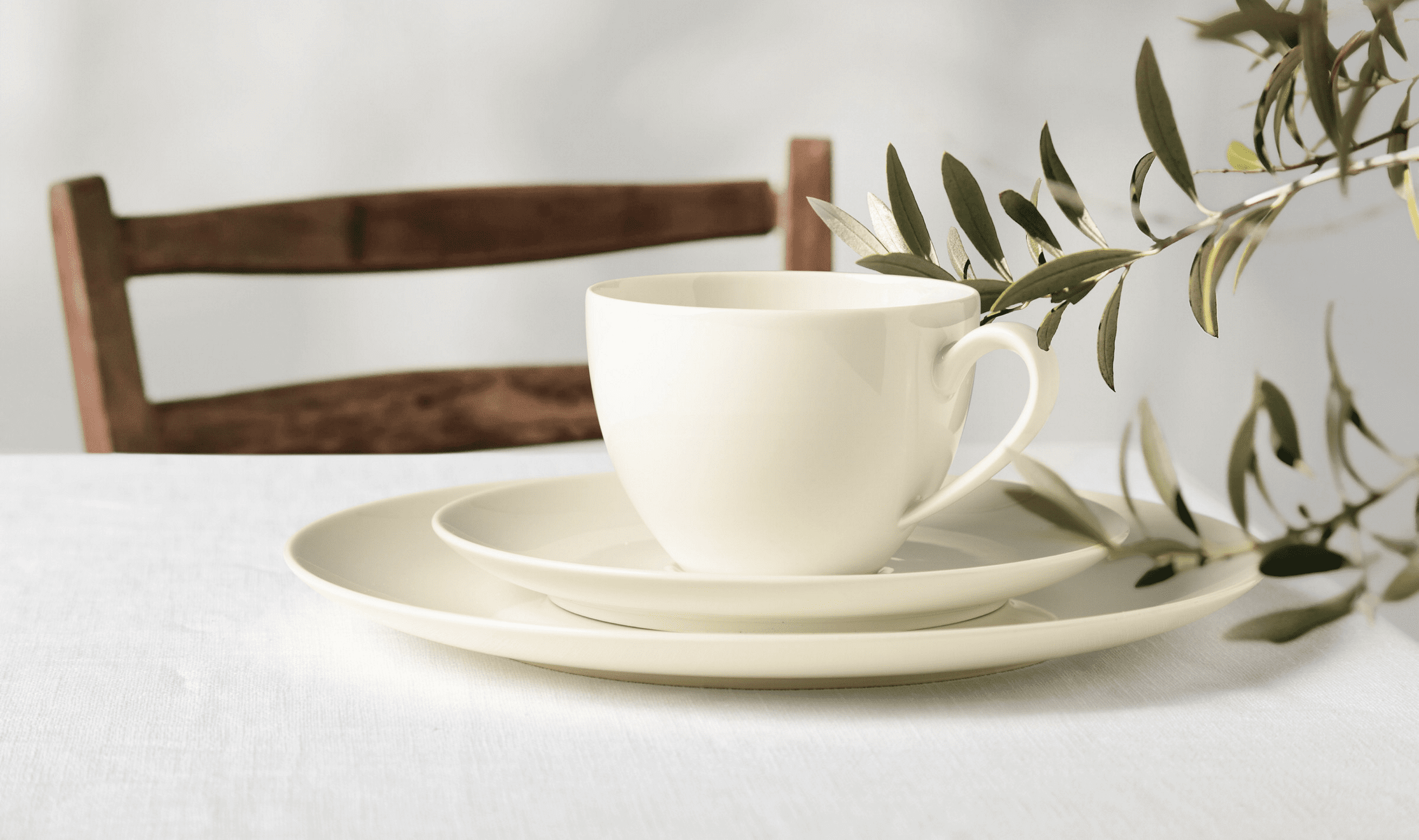 Seltmann Porzellan Savona Uni Kaffeeservice 18-teilig