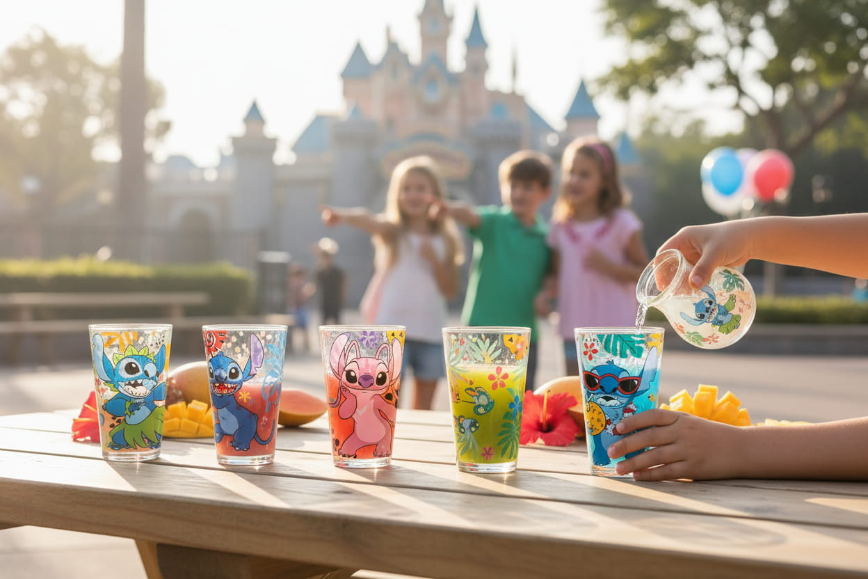Gilde Disney Trinkgläser "Stitch & Angel"