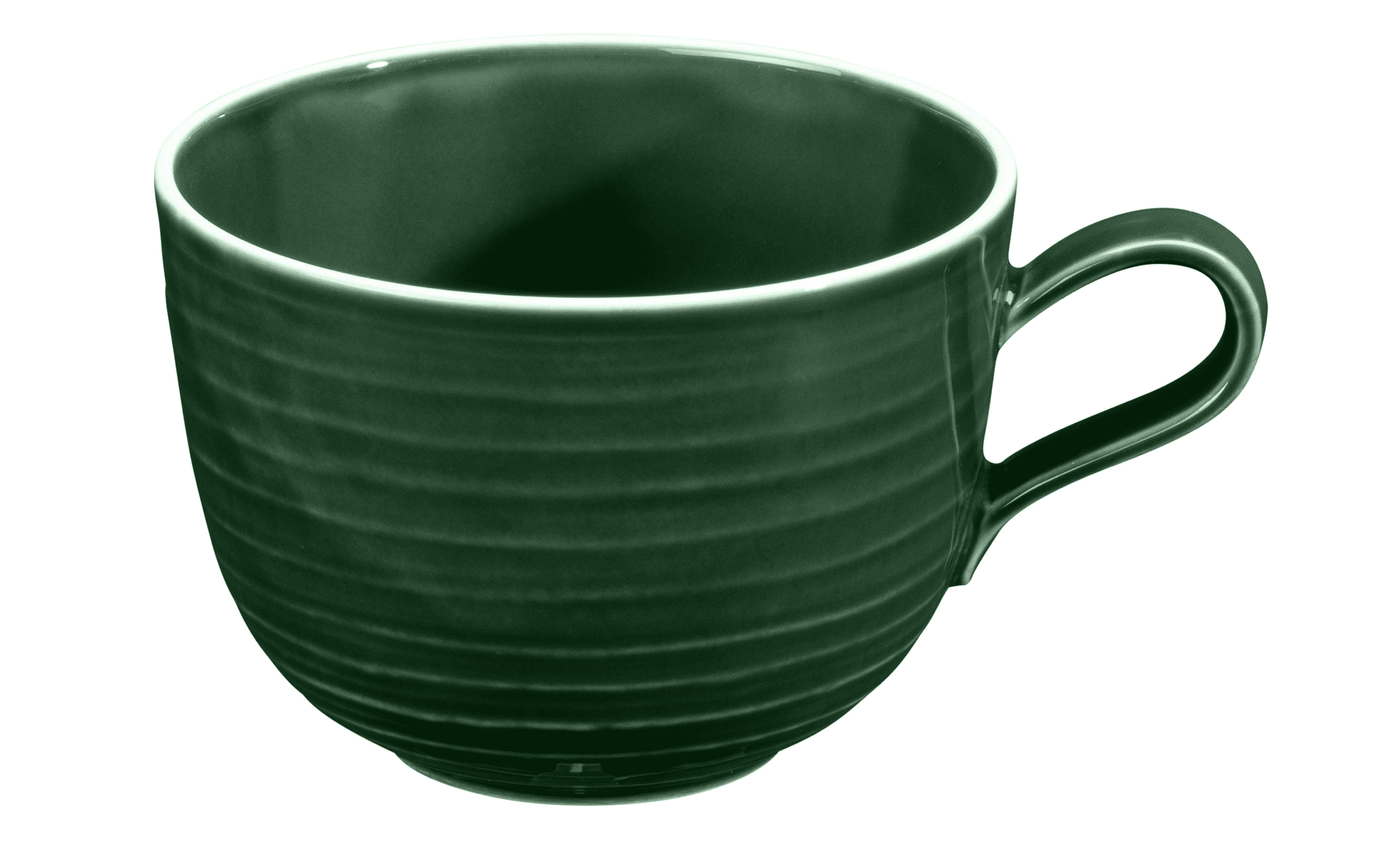 Seltmann Porzellan Terra Moosgrün Milchkaffeeobertasse 0,38 l