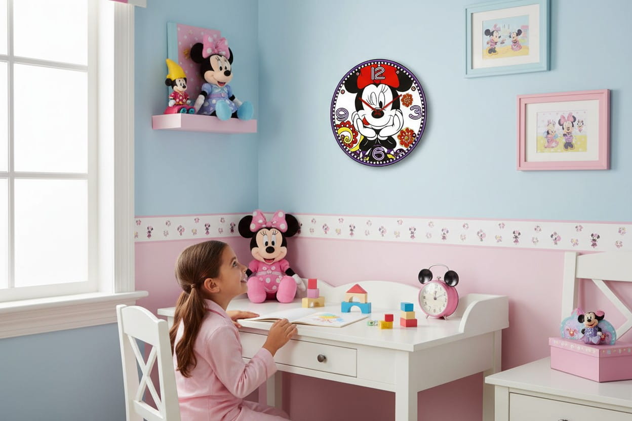 Gilde Disney Wanduhr „Minnie Mouse“ 50cm