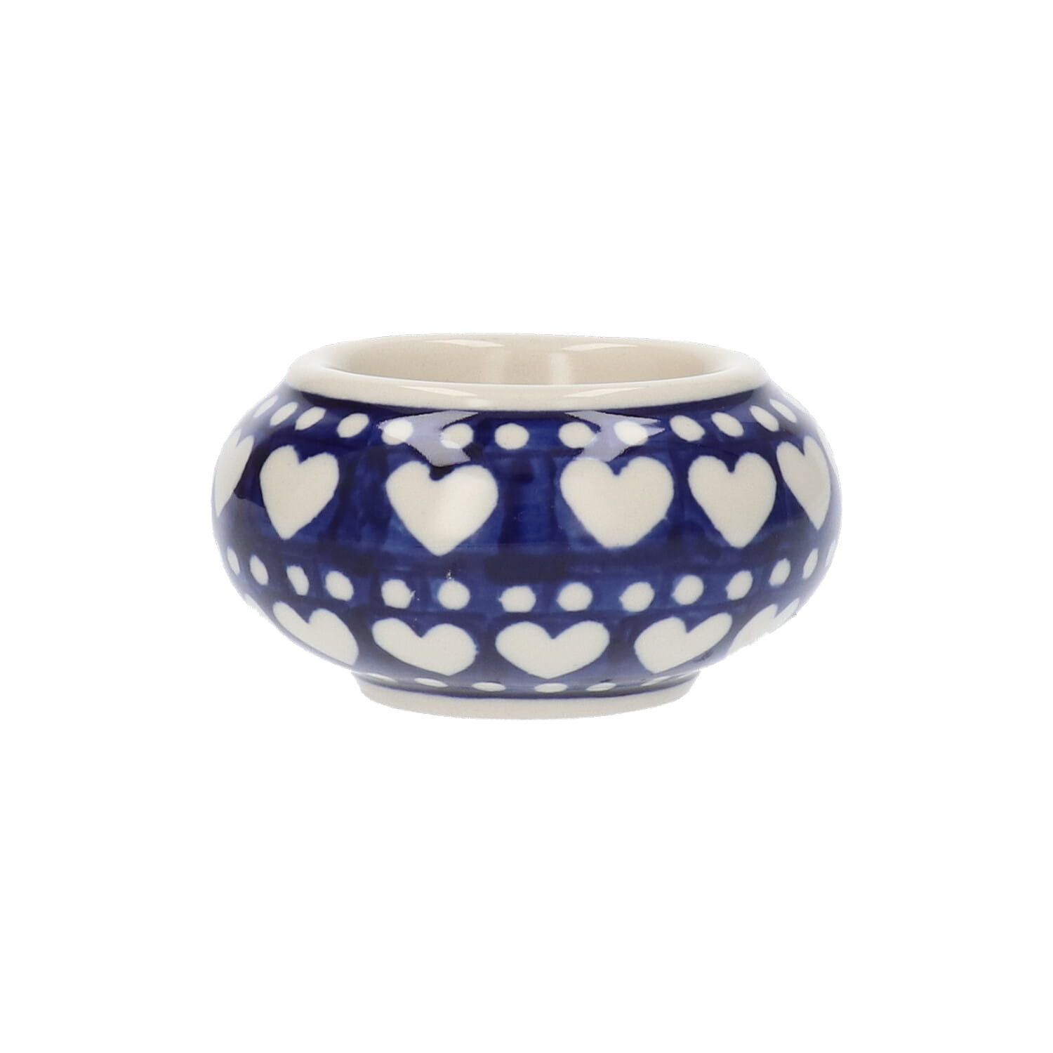 Bunzlau Castle Keramik Teelichthalter - Blue Valentine