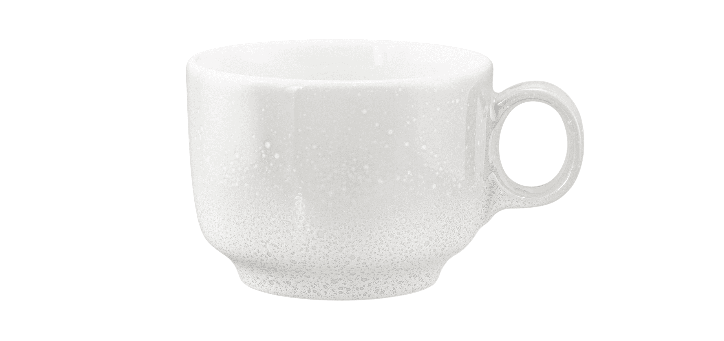 Seltmann Porzellan Sento Home Aura white Cappuccinoobertasse 0,30 l mit Henkel