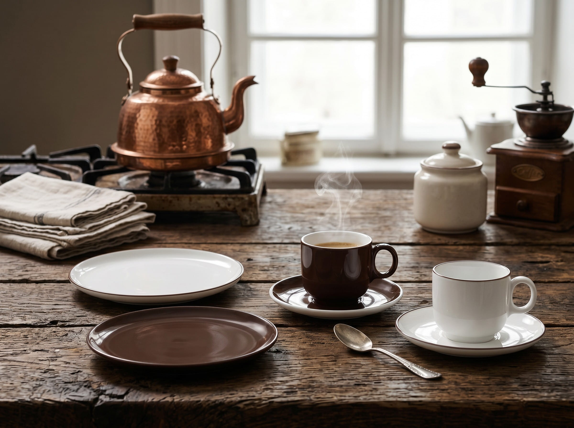 Seltmann Porzellan Sento Home Chocolate Brown Lifestyle
